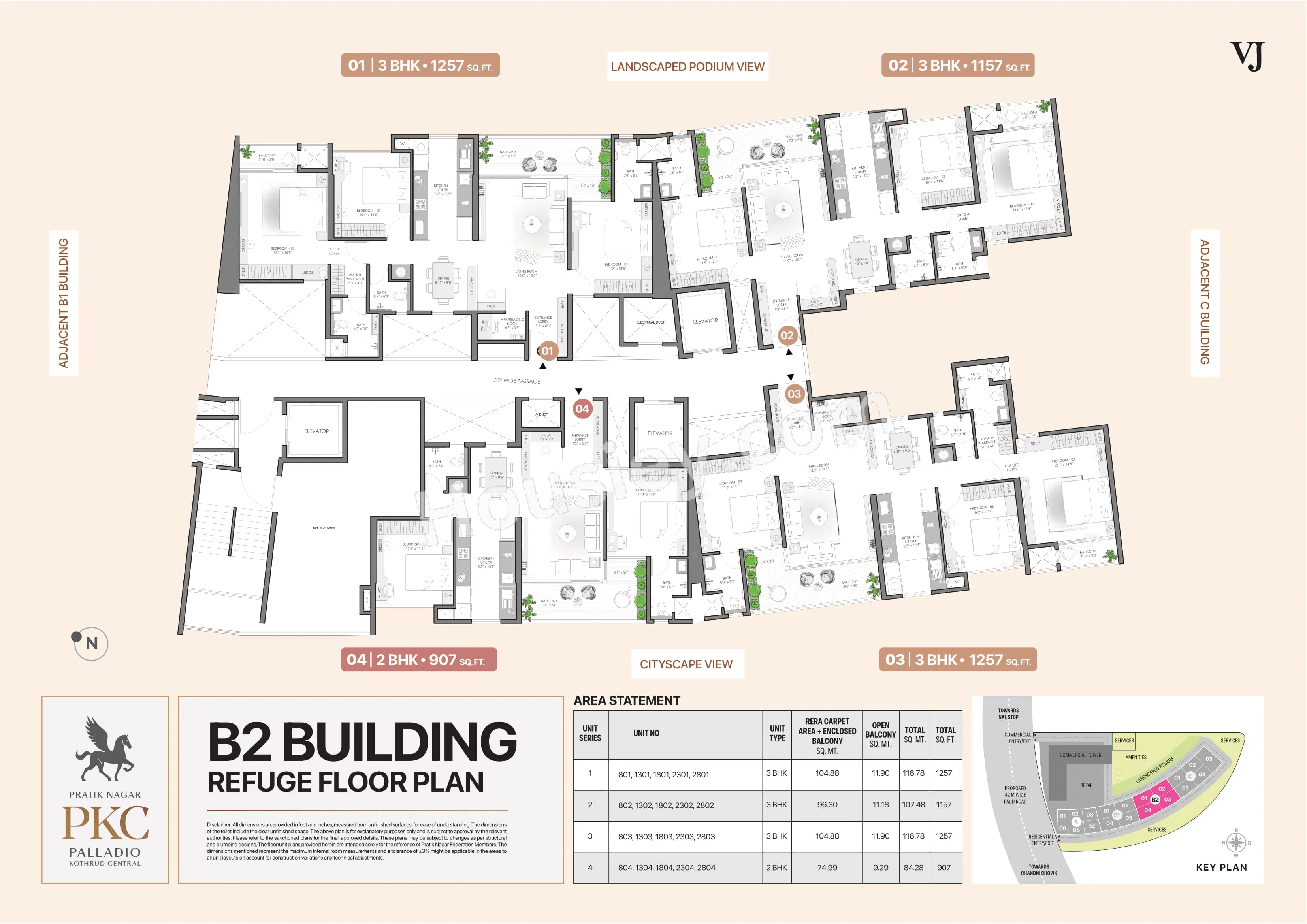 VJ Palladio Central Floor plan 6