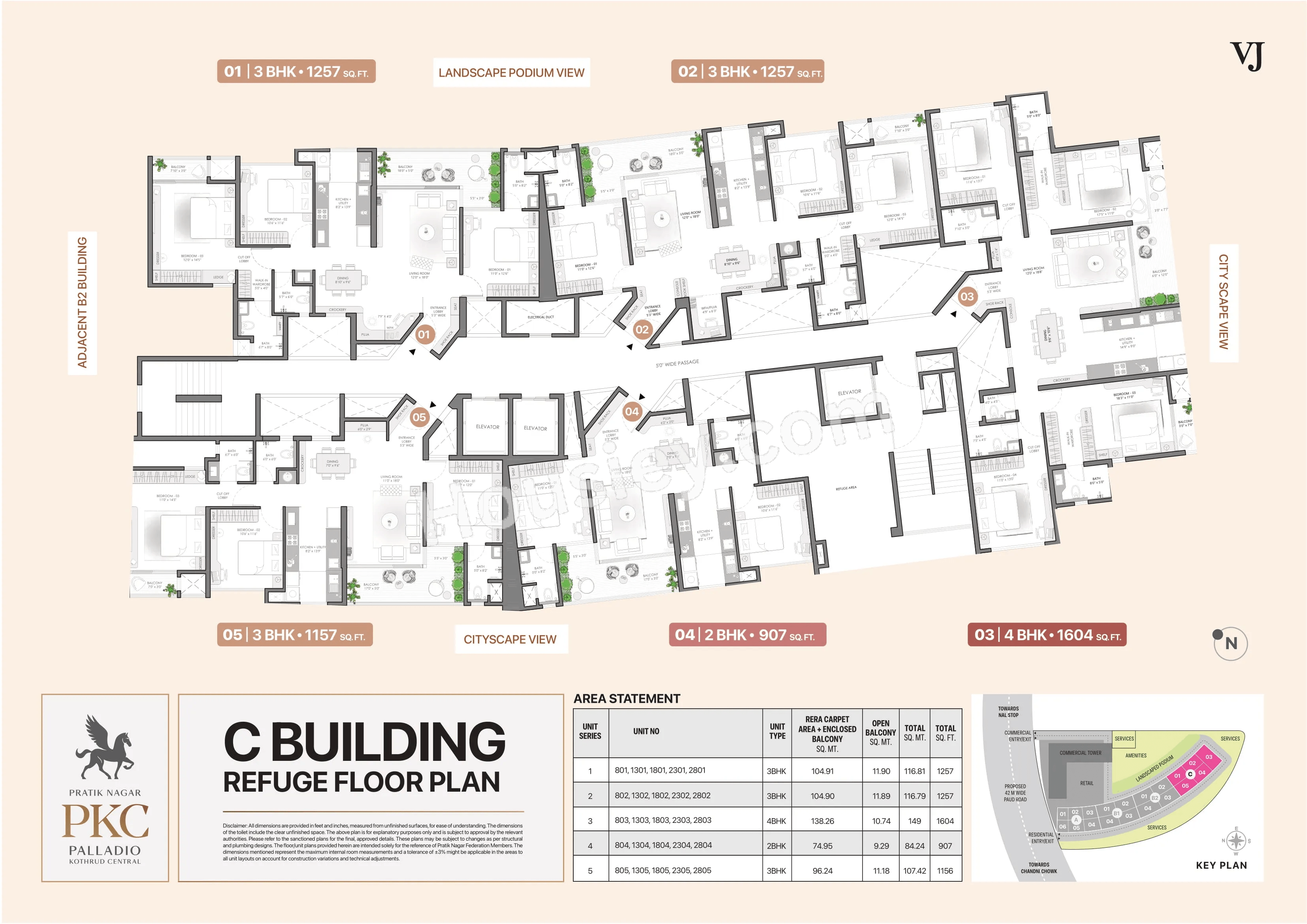 VJ Palladio Central Floor plan 8