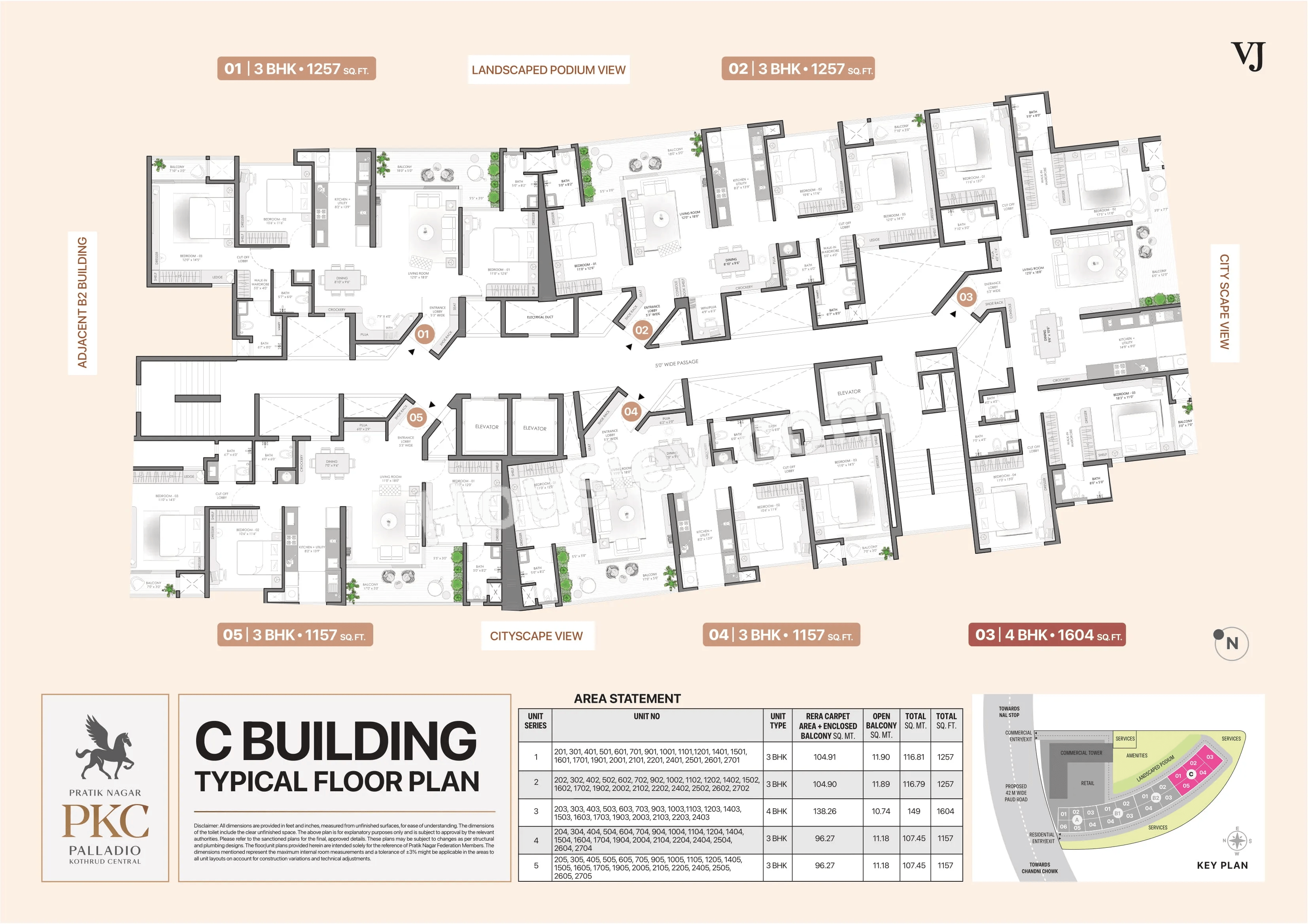 VJ Palladio Central Floor plan 9