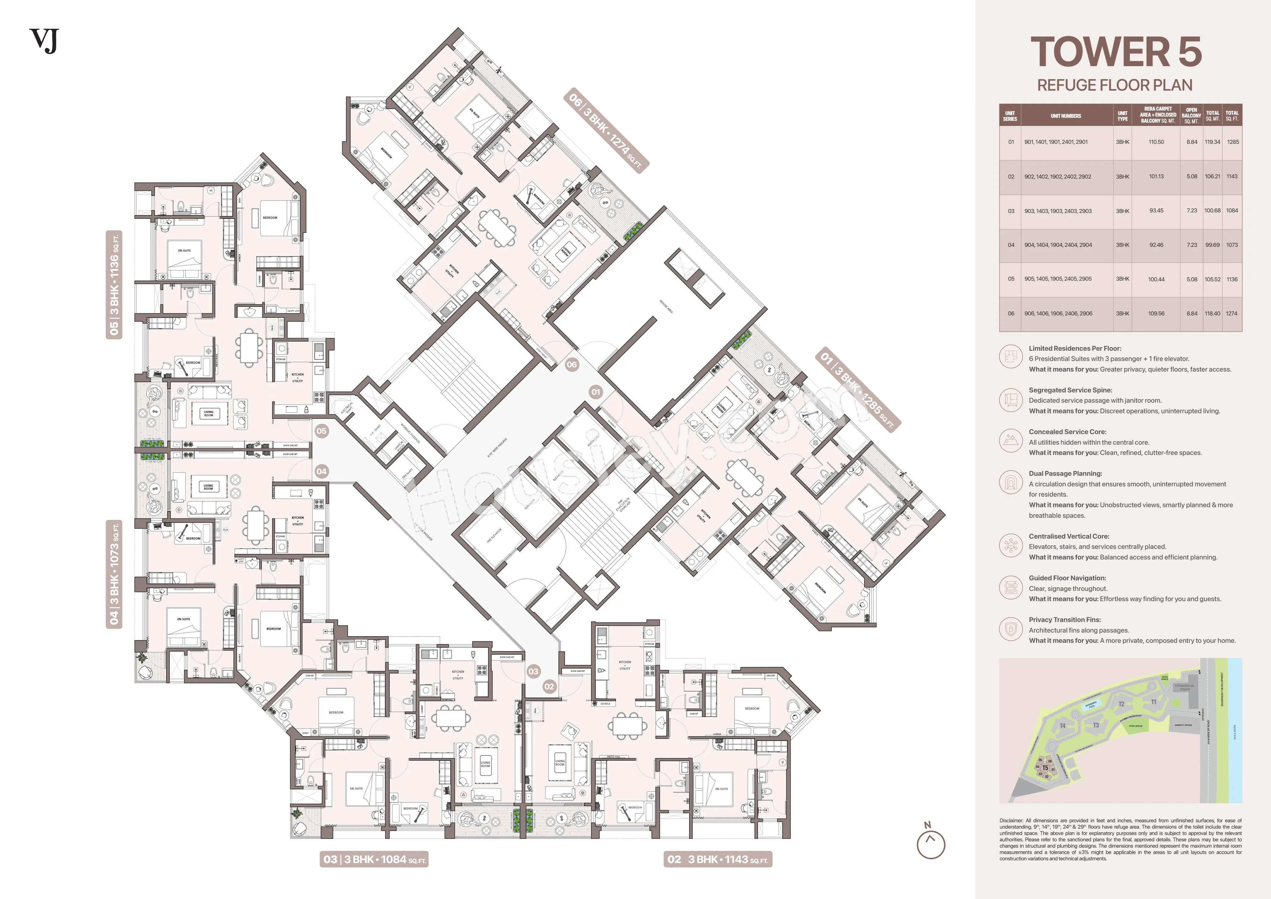 VJ Palladio Presidential Suites Floor plan 2