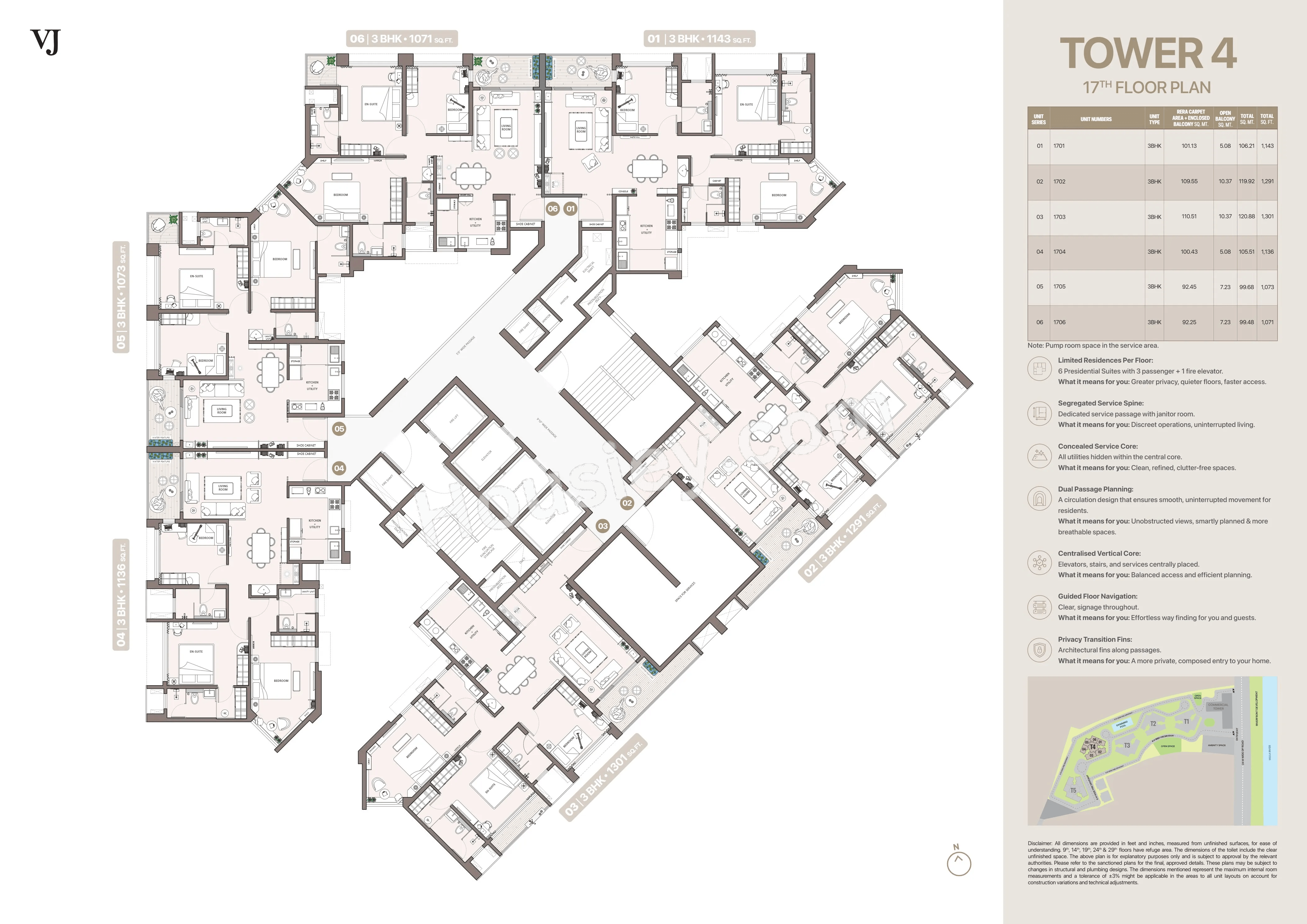 VJ Palladio Presidential Suites Floor plan 6