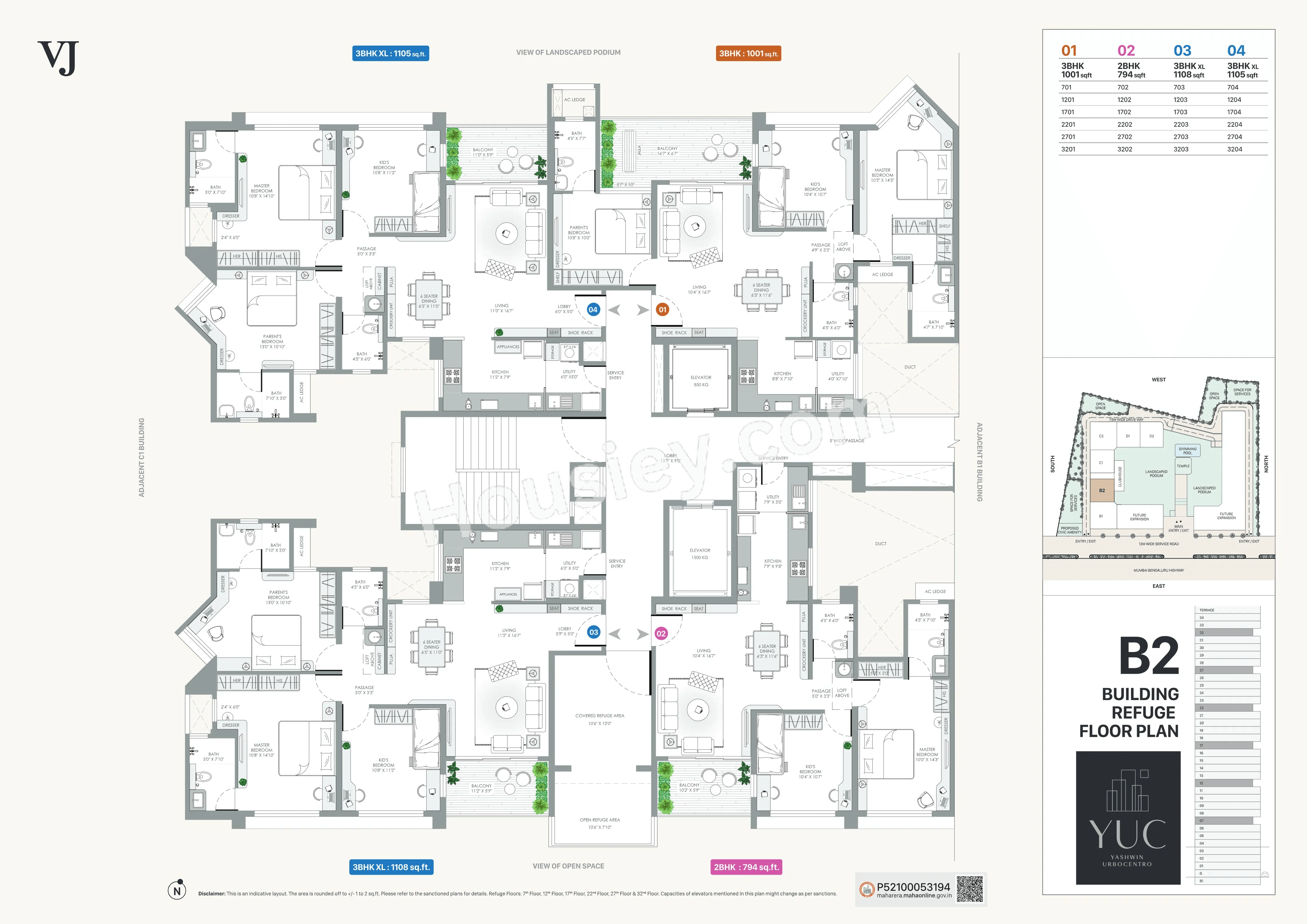 VJ Yashwin Urbo Centro Floor plan 11