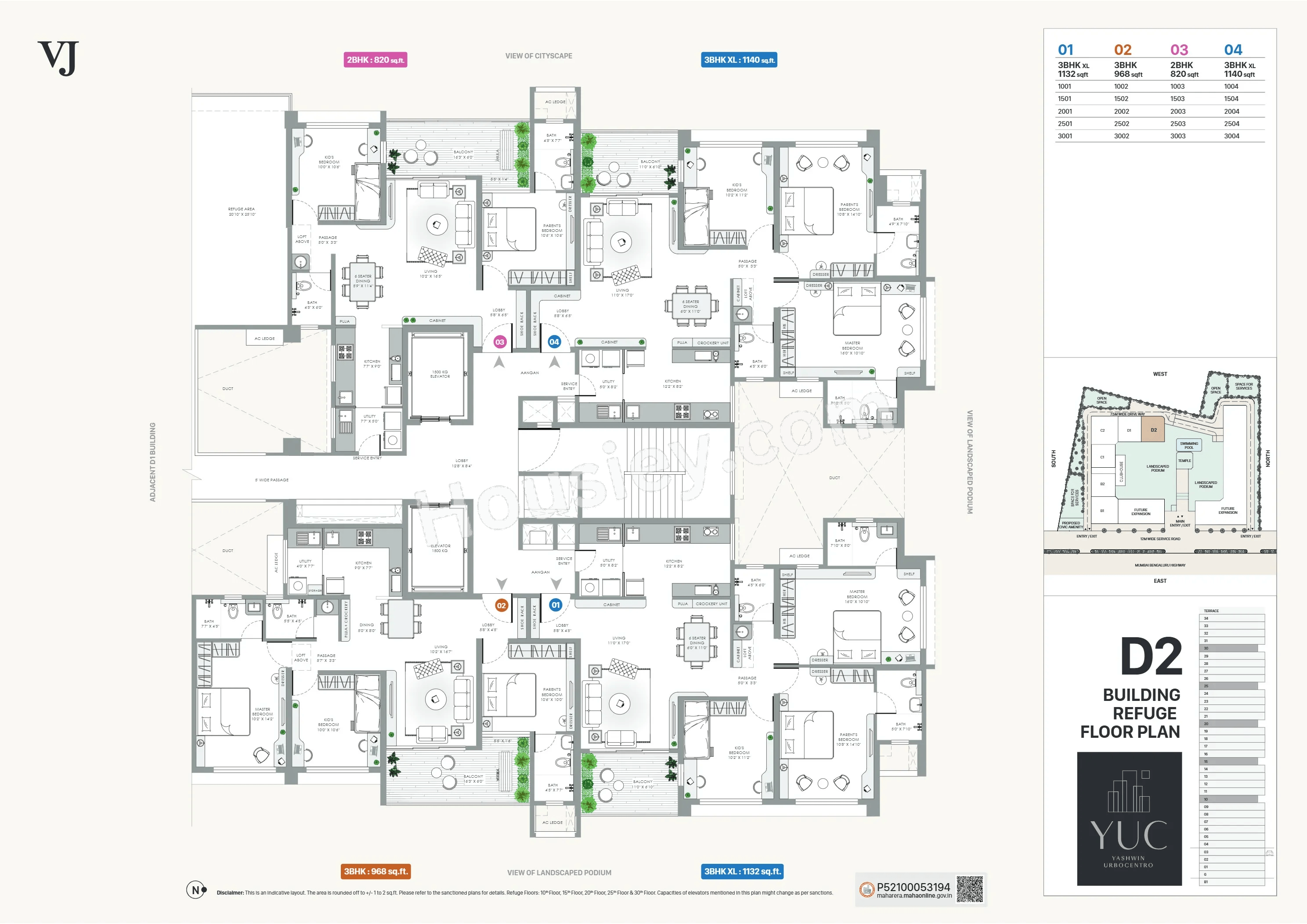 VJ Yashwin Urbo Centro Floor plan 19