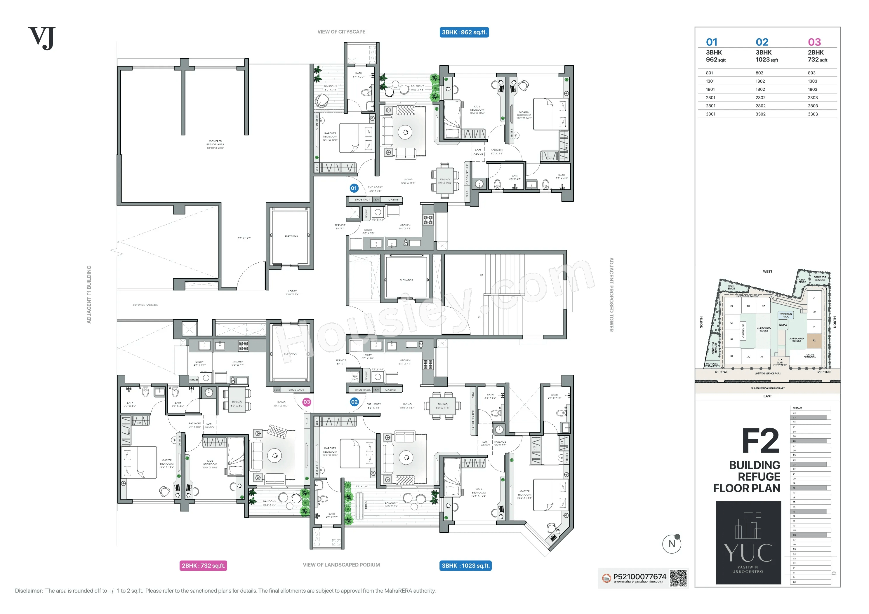 VJ Yashwin Urbo Centro Floor plan 23