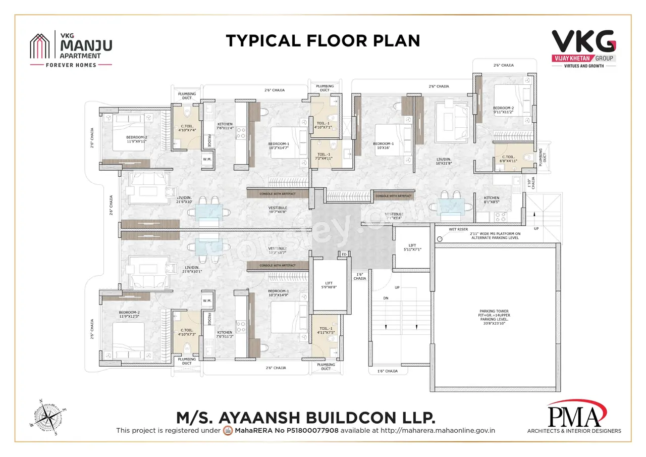 VKG Manju Apartment Master Plan