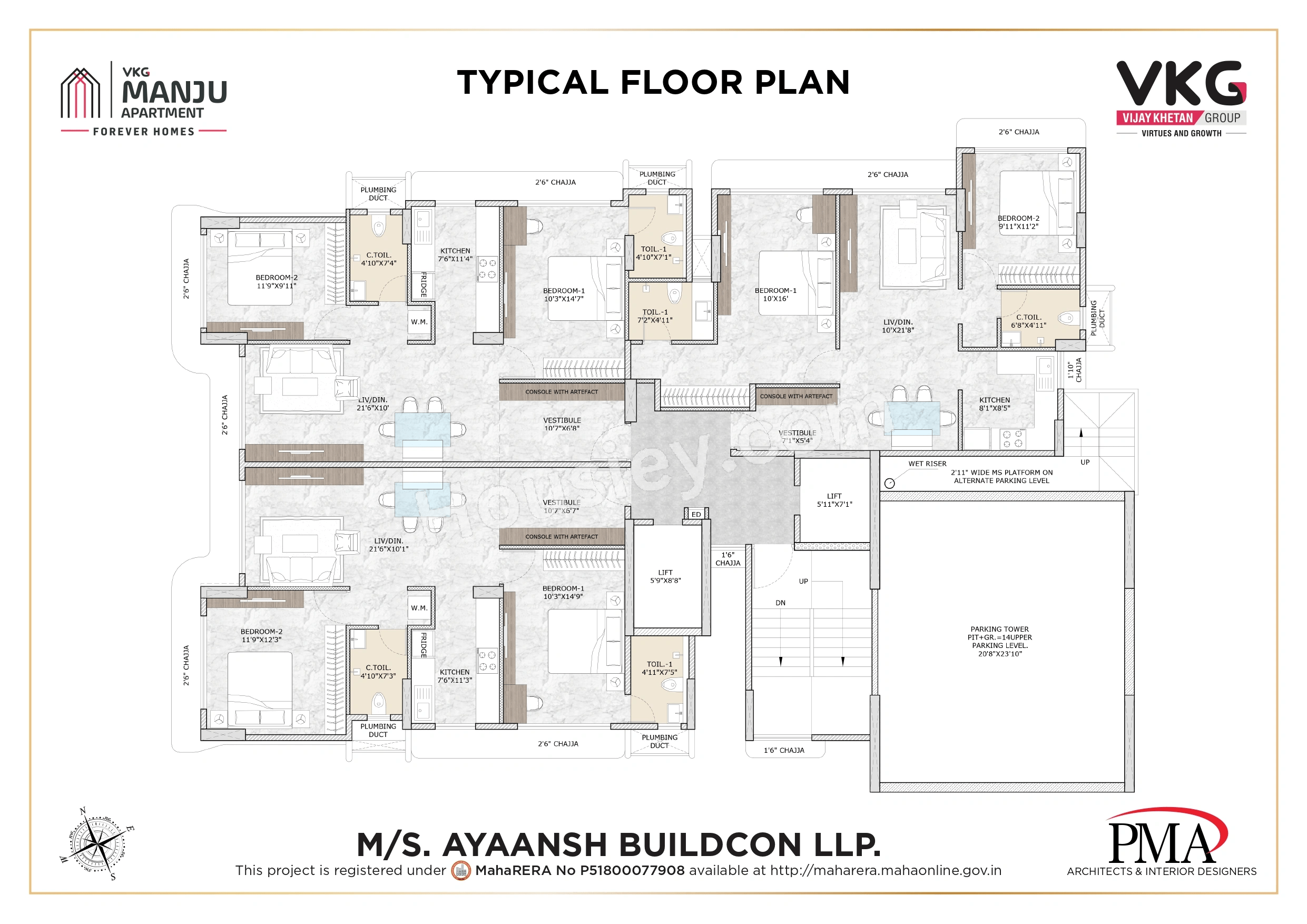 VKG Manju Apartment Master Plan