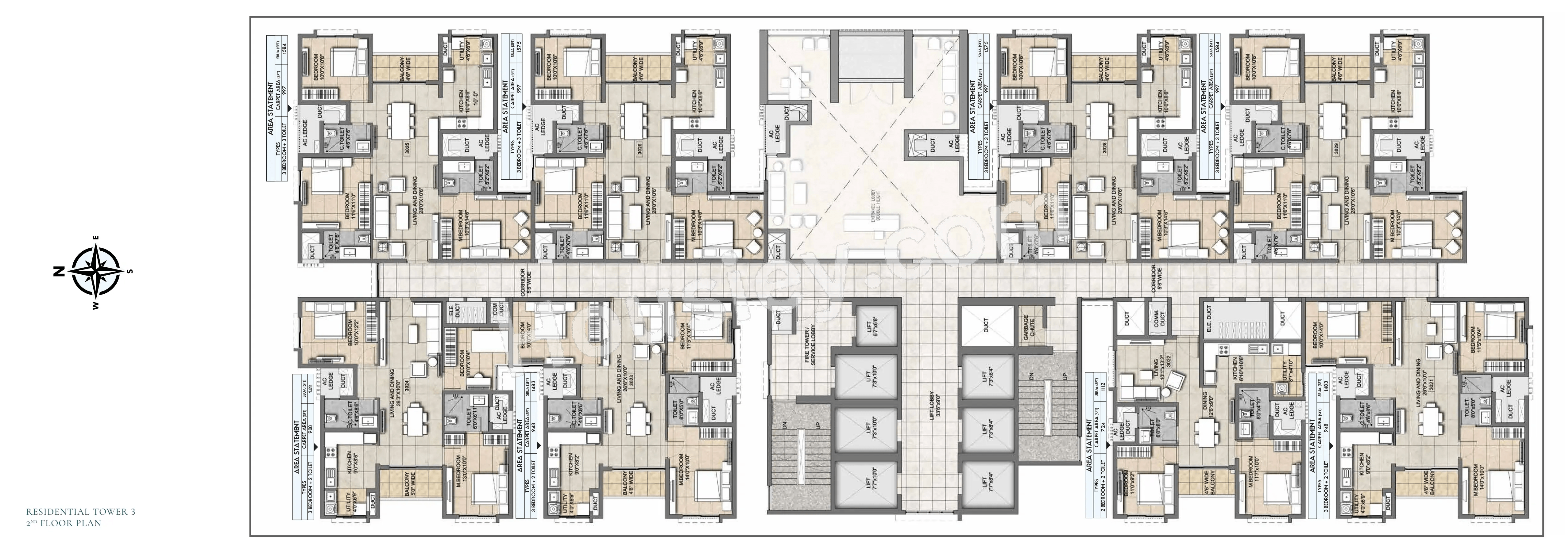 Voora One Sea Floor plan 2