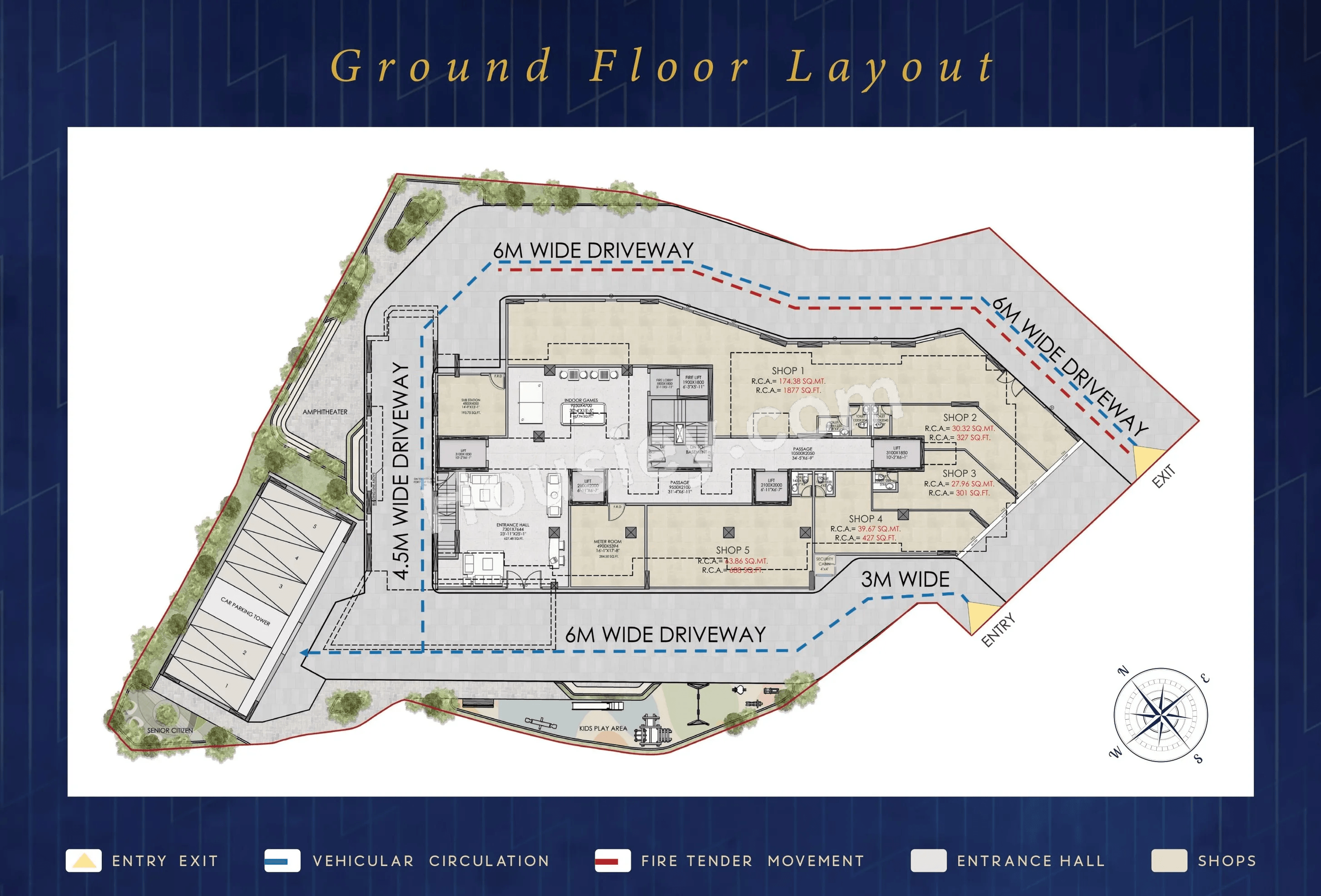 Vraj Meridian Floor plan 1