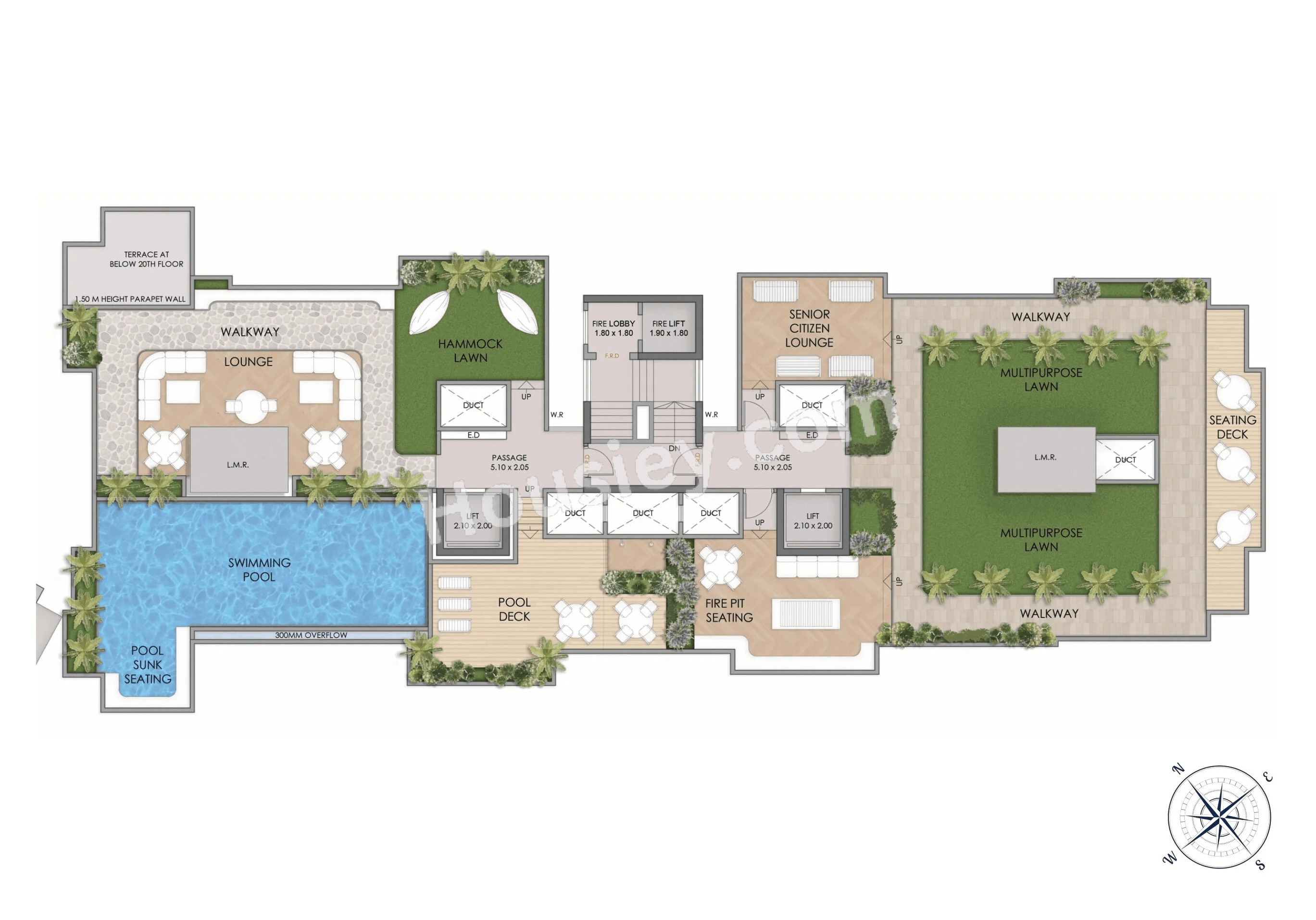 Vraj Meridian Floor plan 2