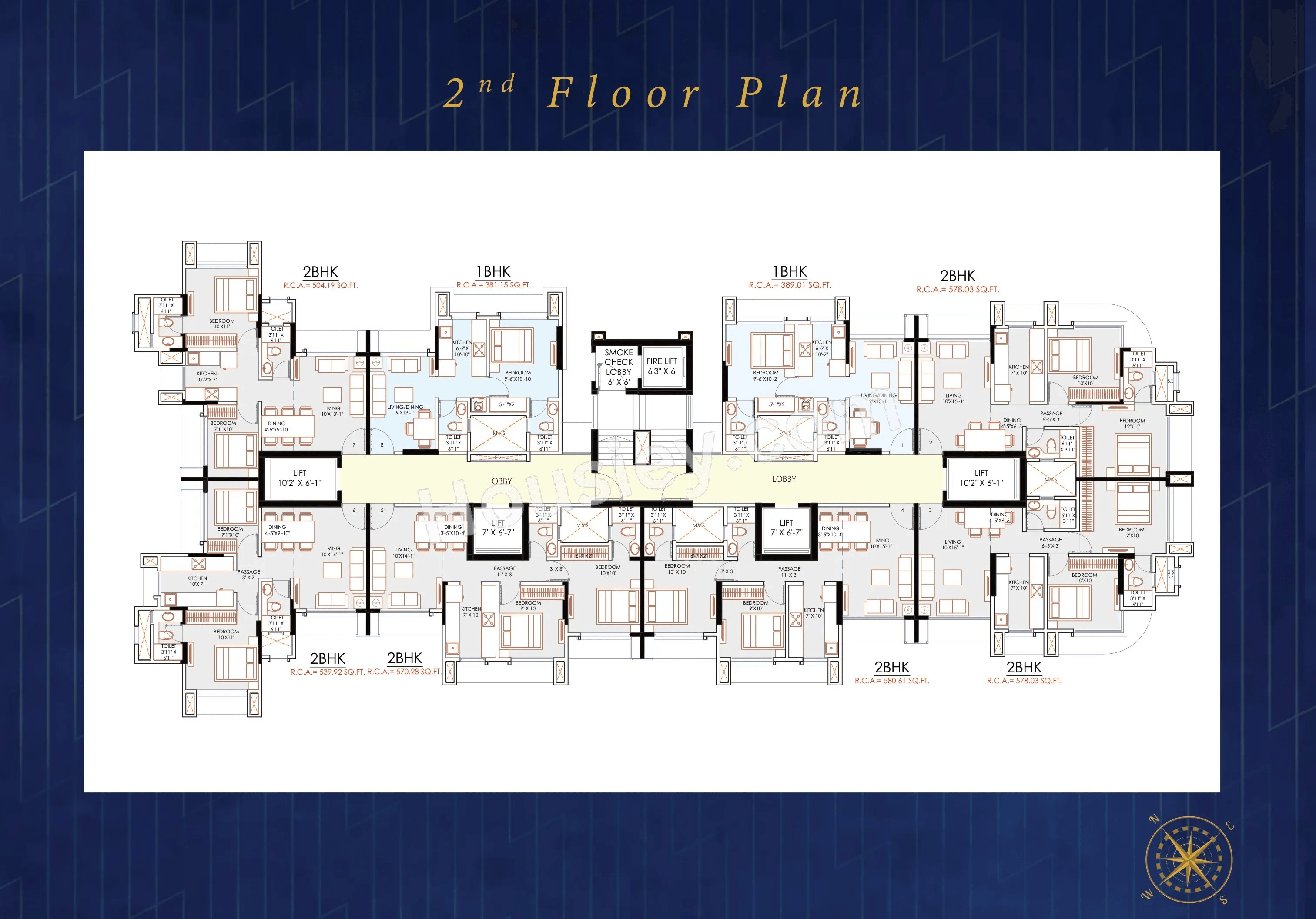 Vraj Meridian Floor plan 3