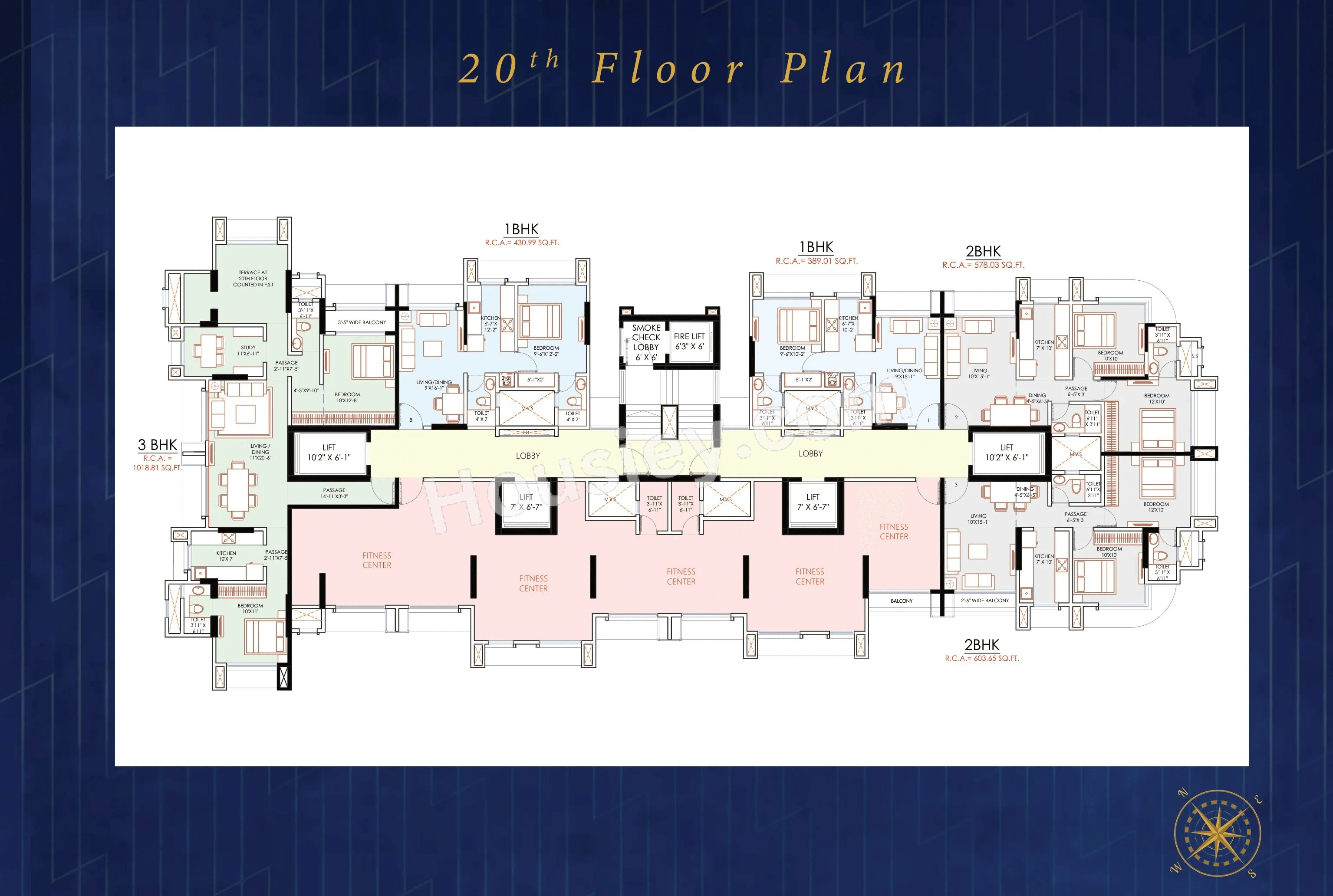 Vraj Meridian Floor plan 4