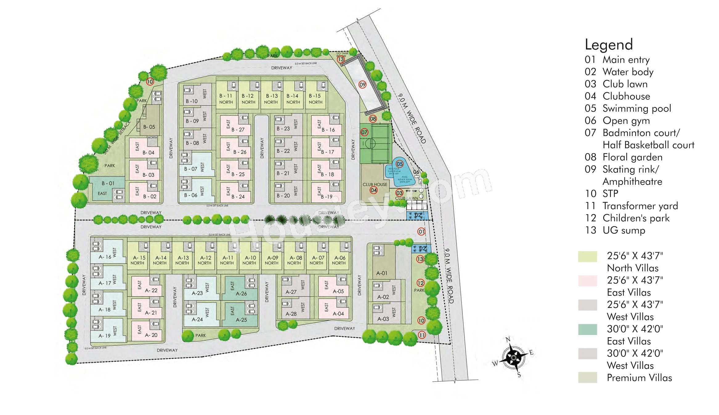 VSPR Bhuvana Boulevard Floor Plan