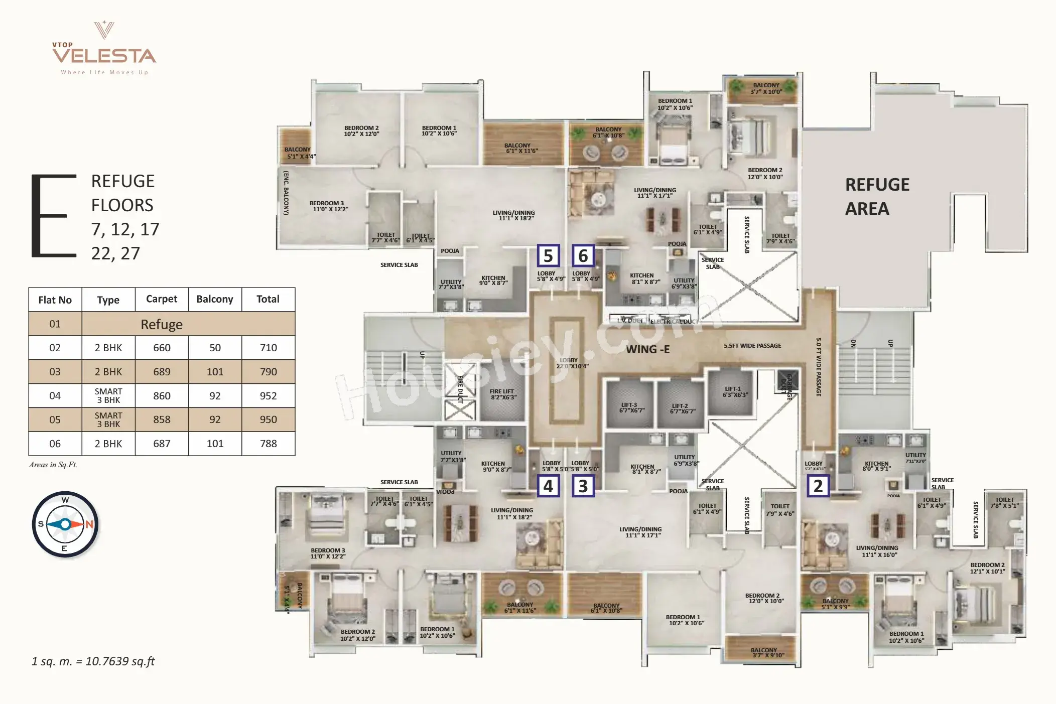 VTOP Velesta Floor plan 1