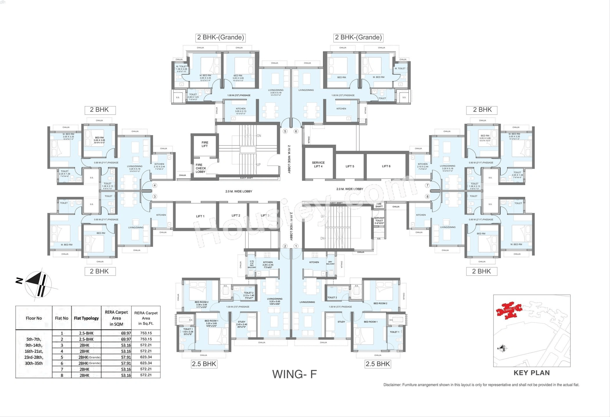 Wadhwa Atmosphere O2 Floor plan 1