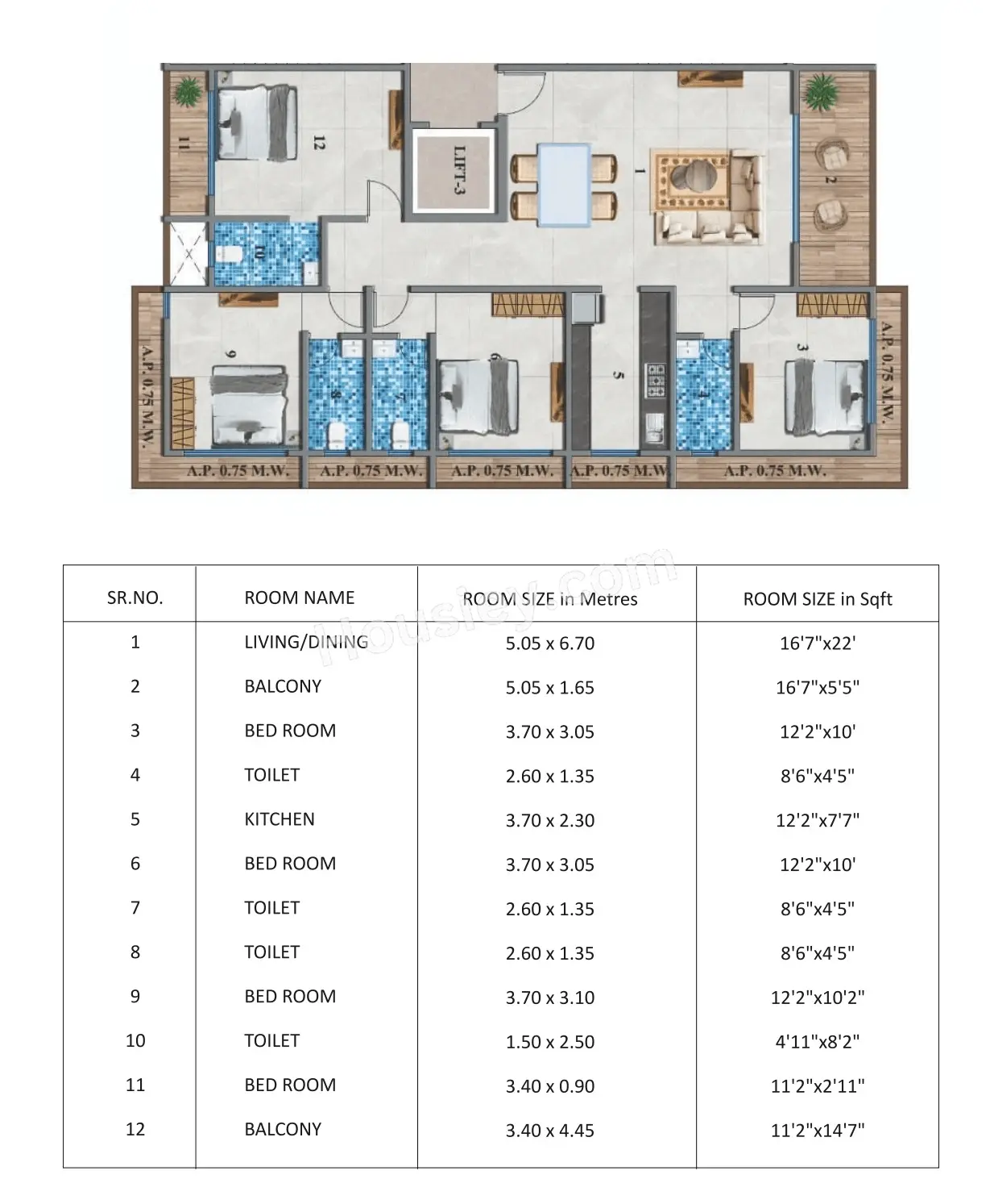 White Square NX Floor Plan