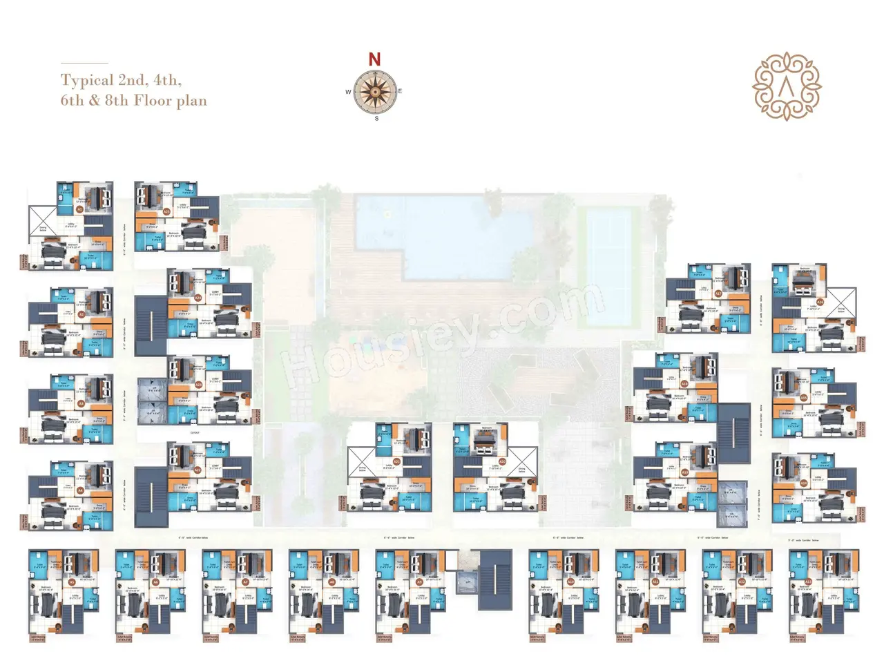 Whitewinds Aadya Heights Floor Plan