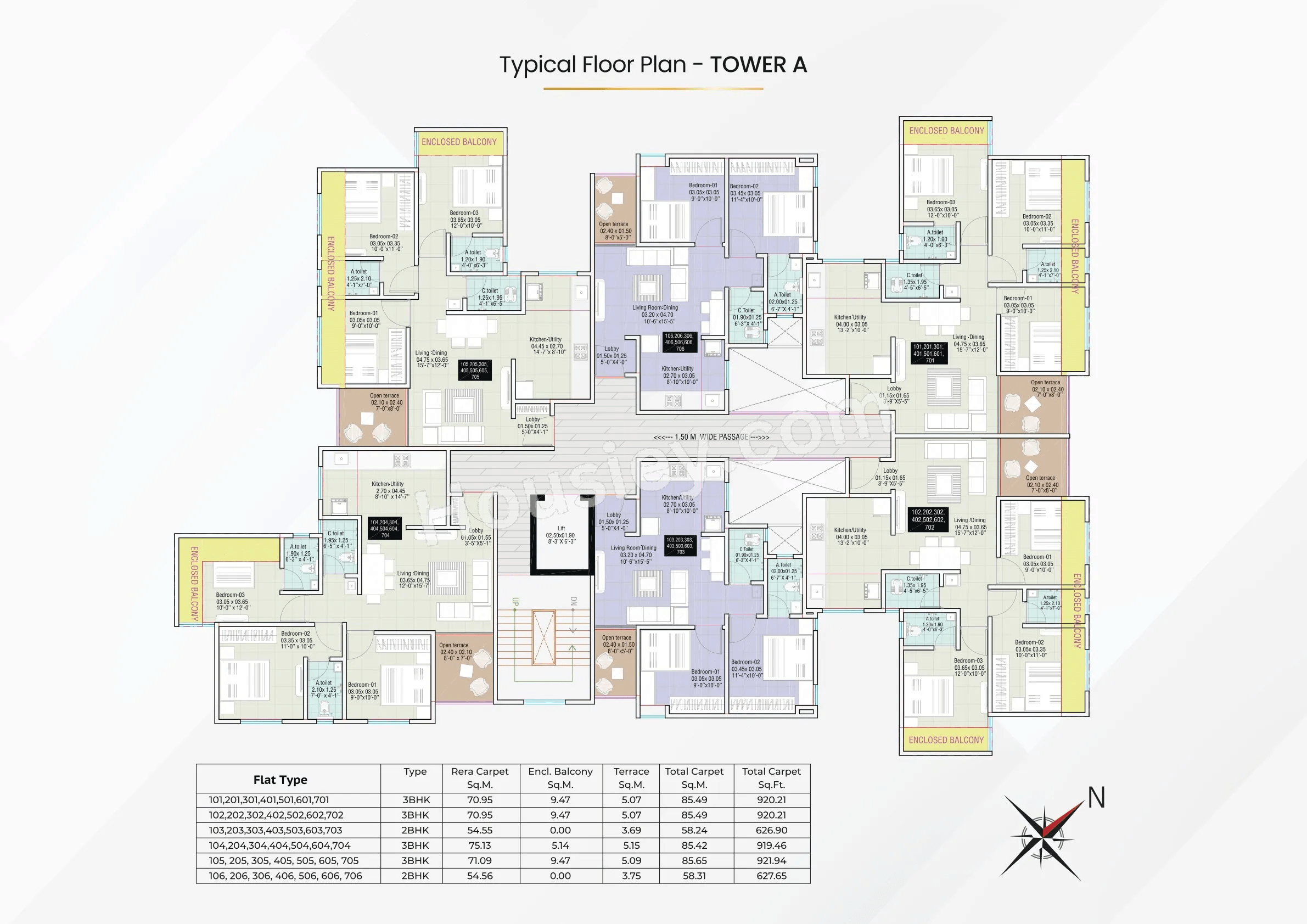 Yogesh Gandharva Nagari A3 Floor plan 1