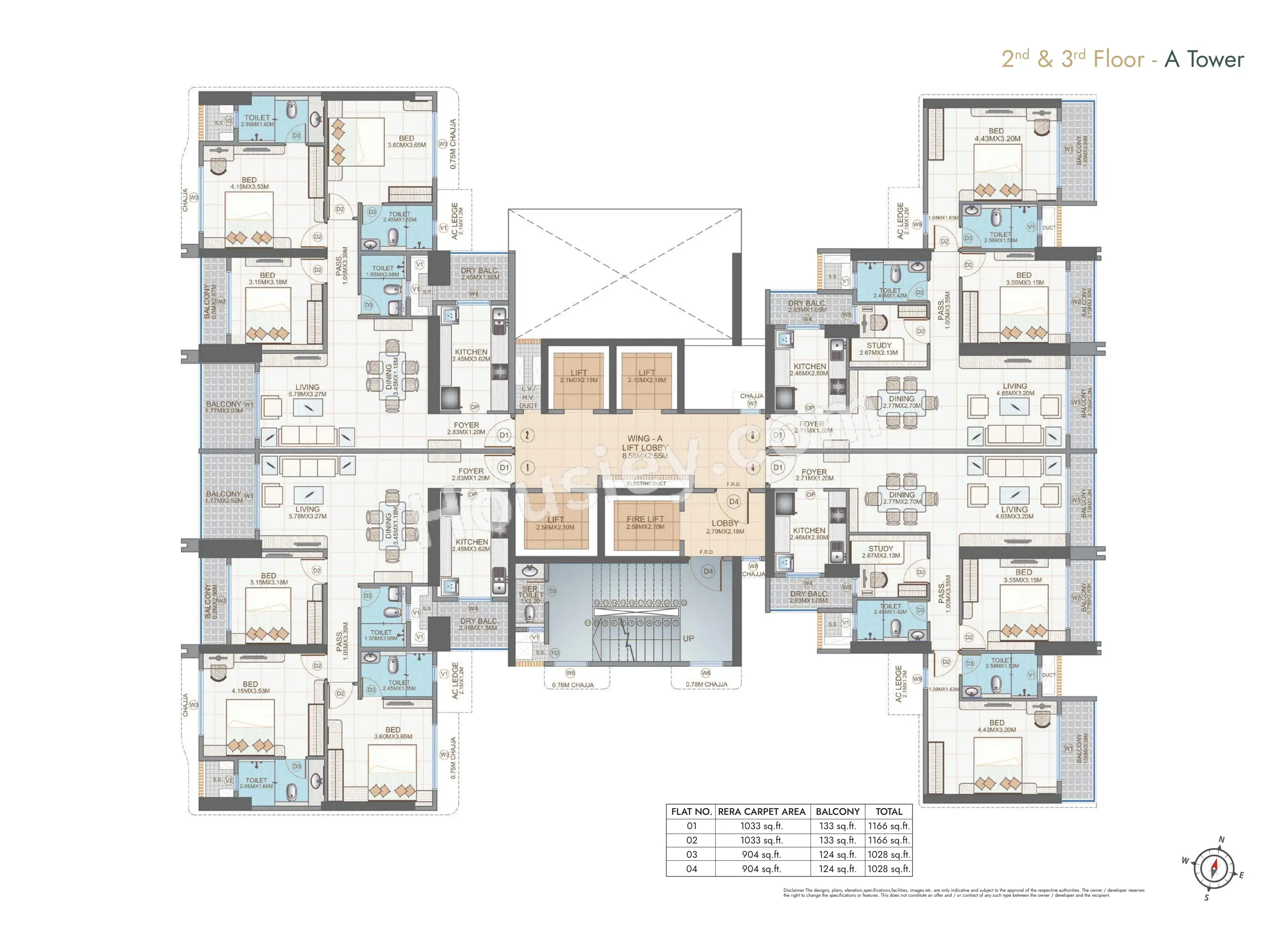 Zaveri Aranya The Park Floor plan 3