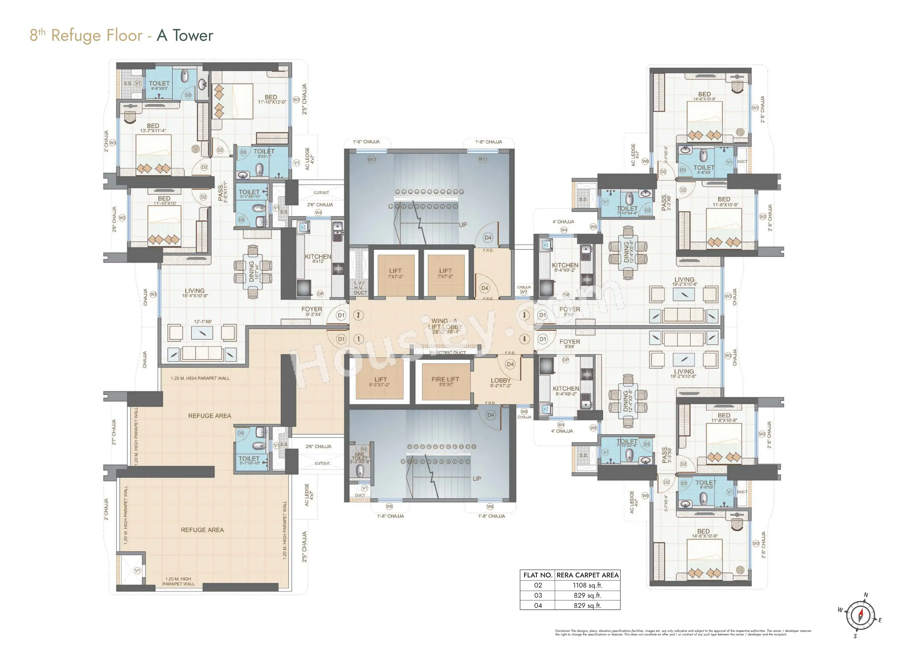 Zaveri Aranya The Park Floor plan 4