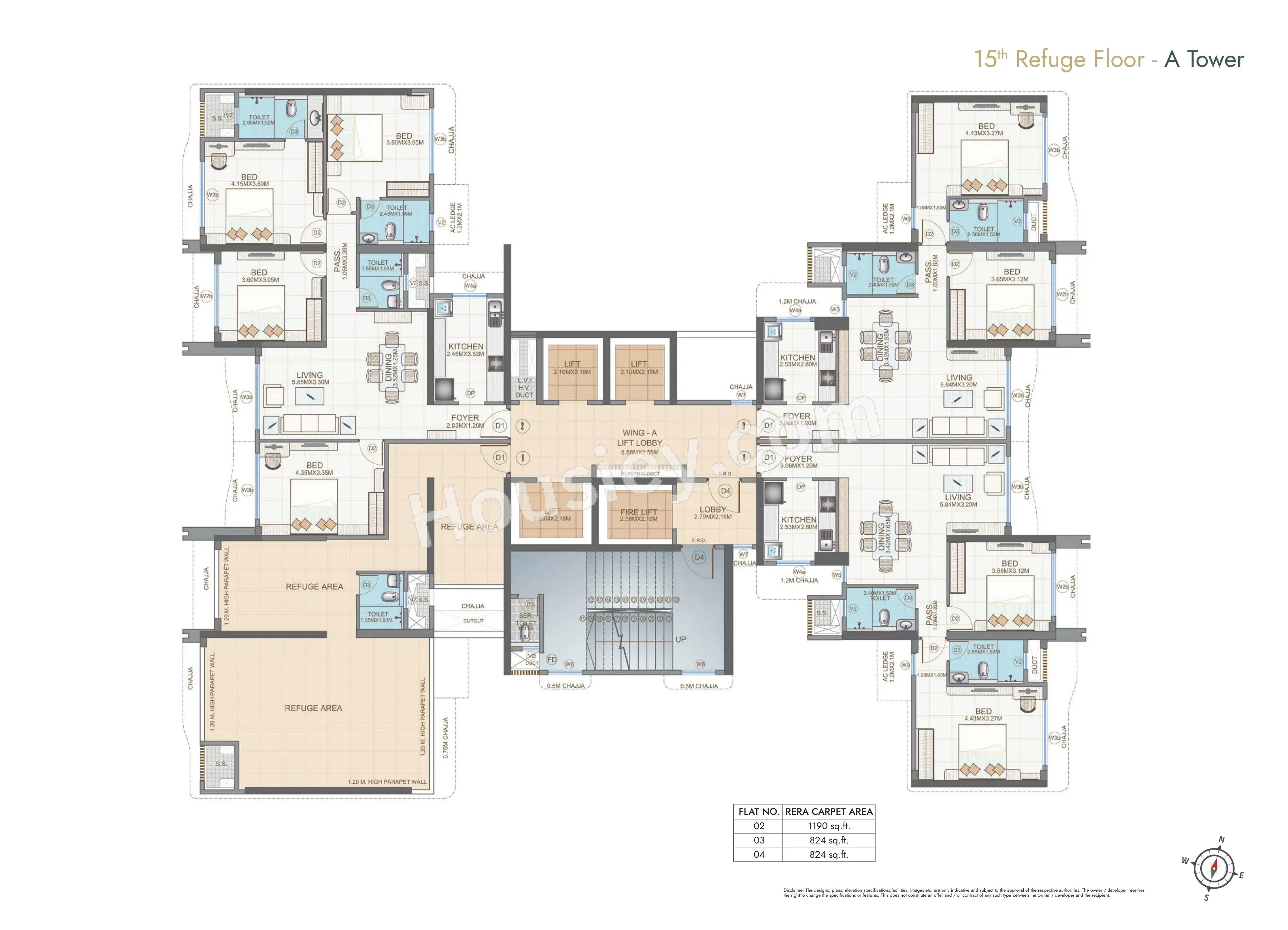 Zaveri Aranya The Park Floor plan 5