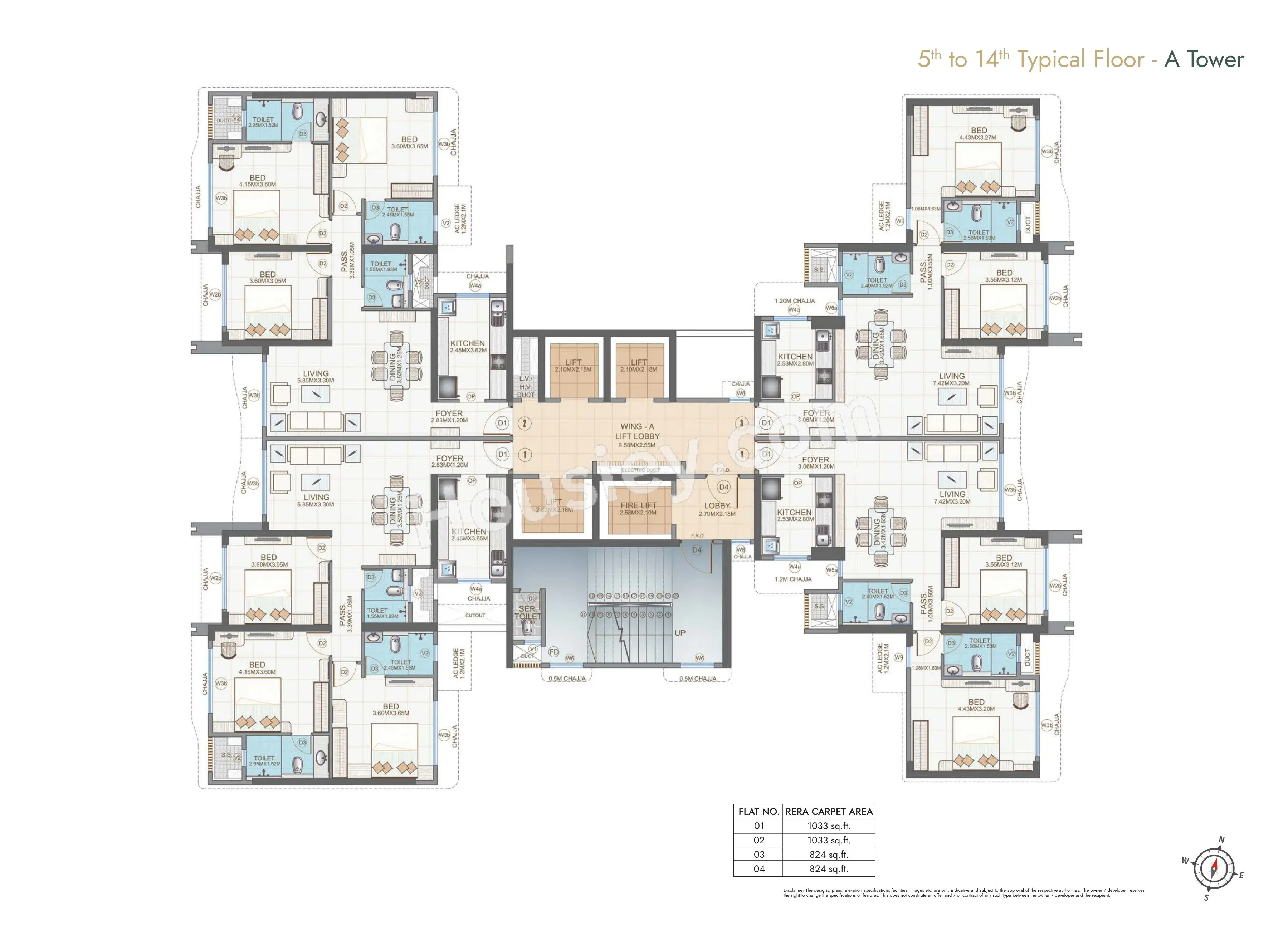 Zaveri Aranya The Park Floor plan 7