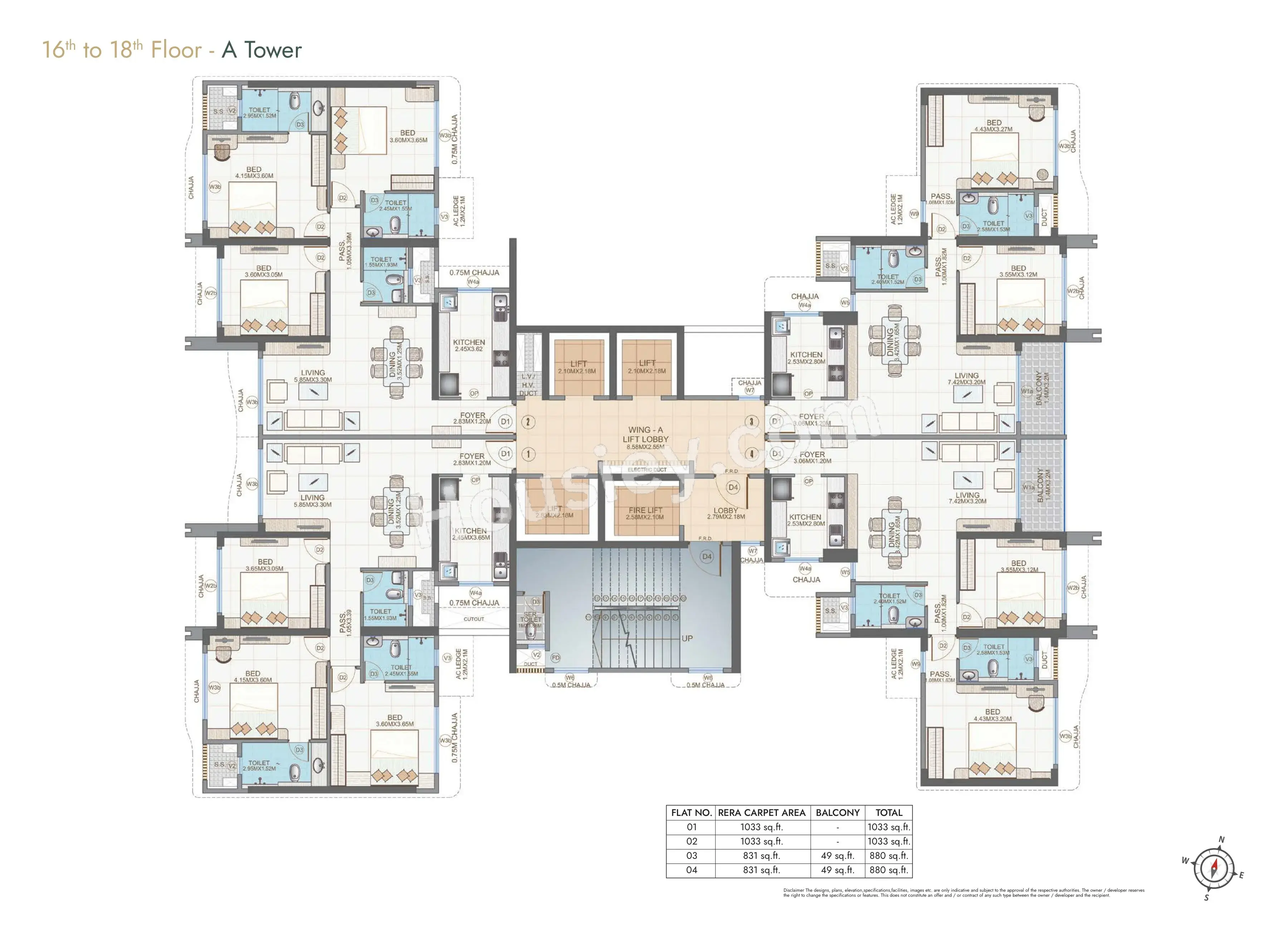 Zaveri Aranya The Park Floor plan 9