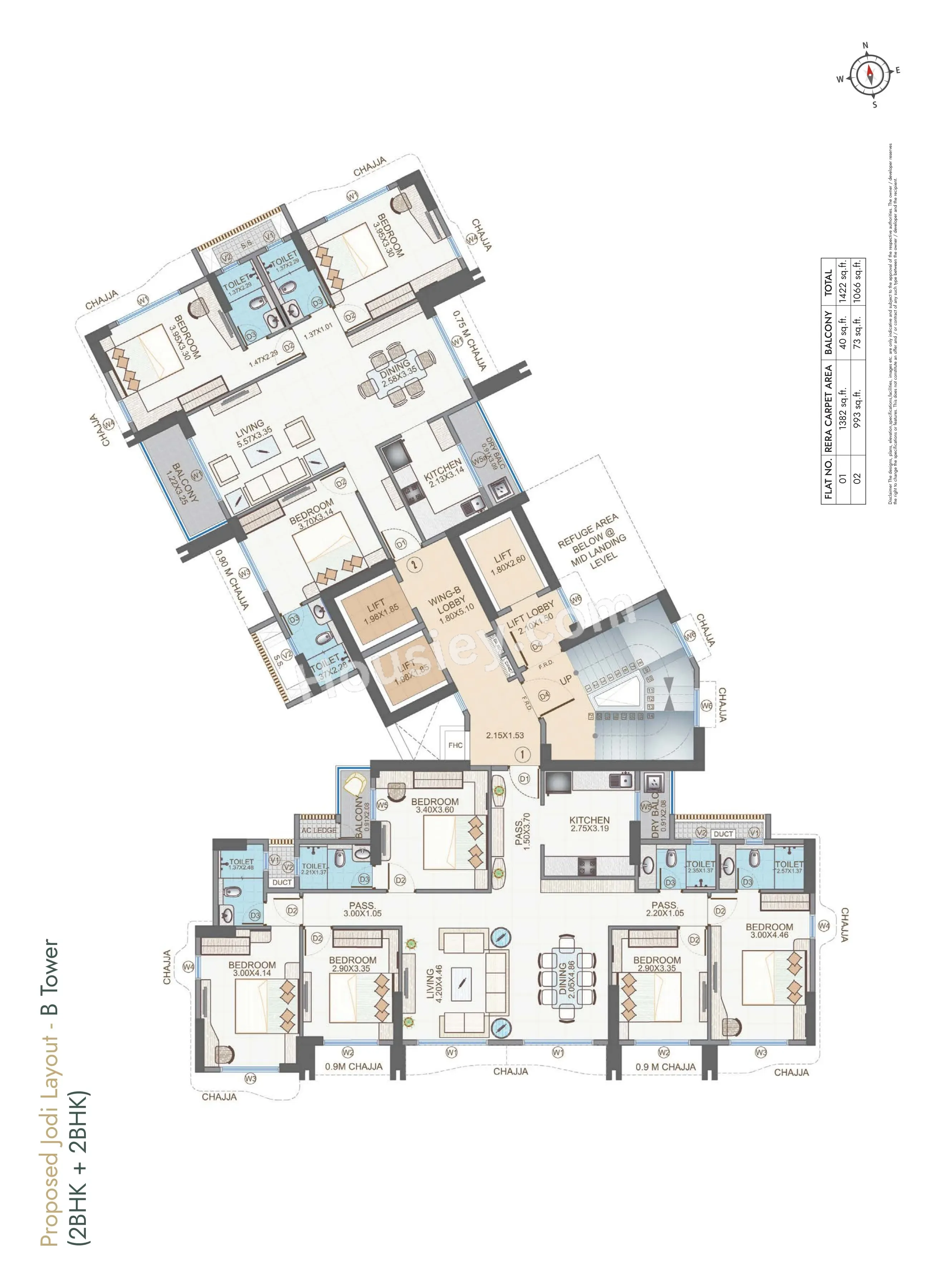 Zaveri Aranya The Park Floor plan 11