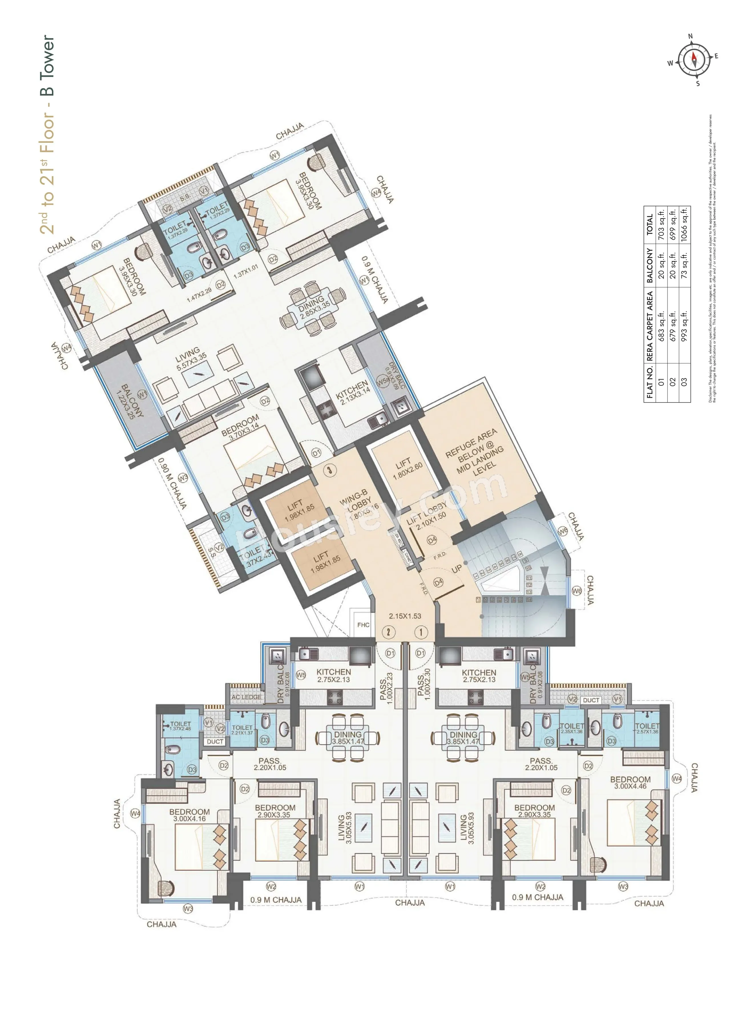 Zaveri Aranya The Park Floor plan 12