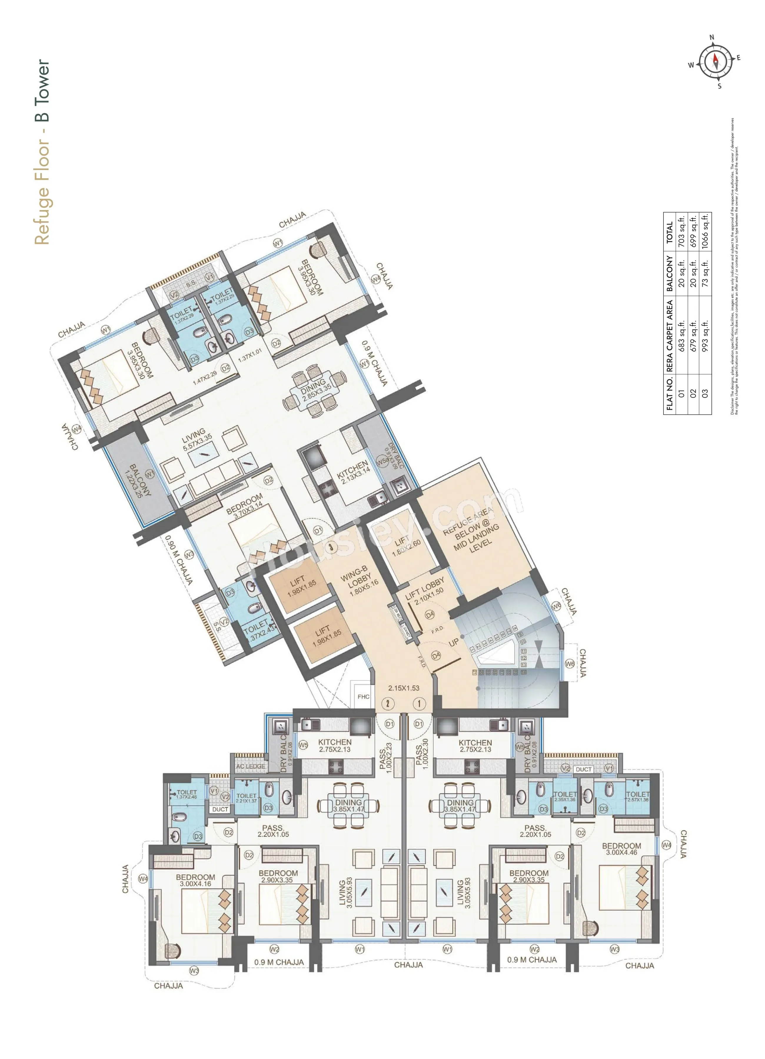 Zaveri Aranya The Park Floor plan 14