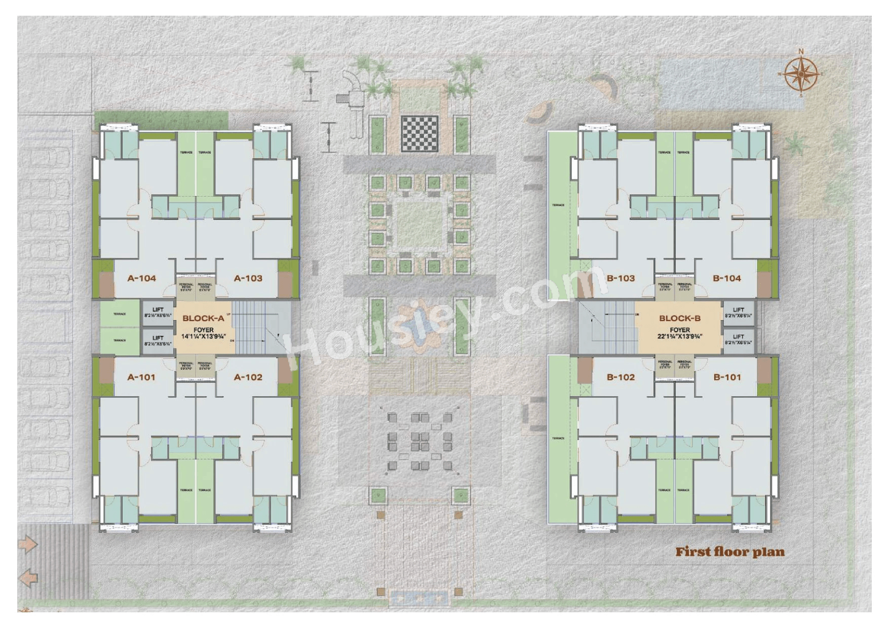 Zion Nest Floor plan 1
