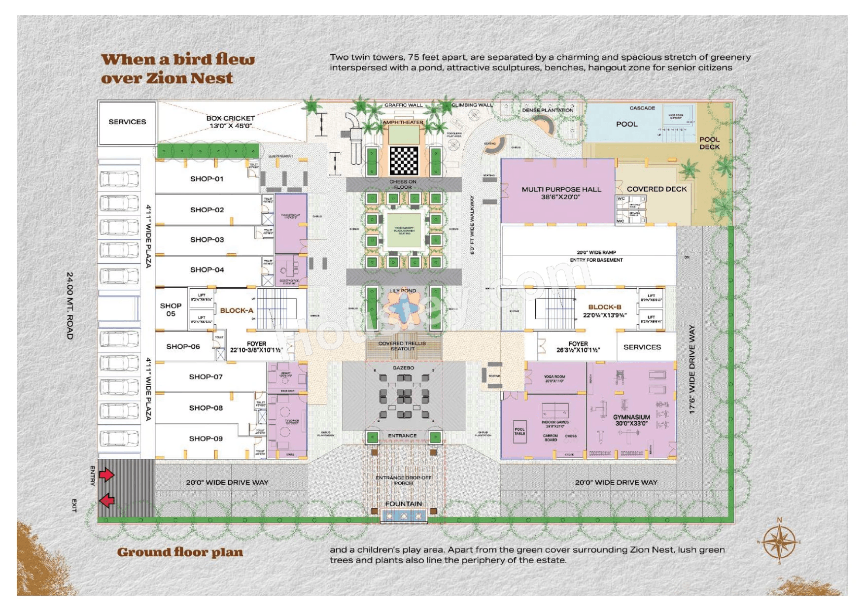 Zion Nest Floor plan 2