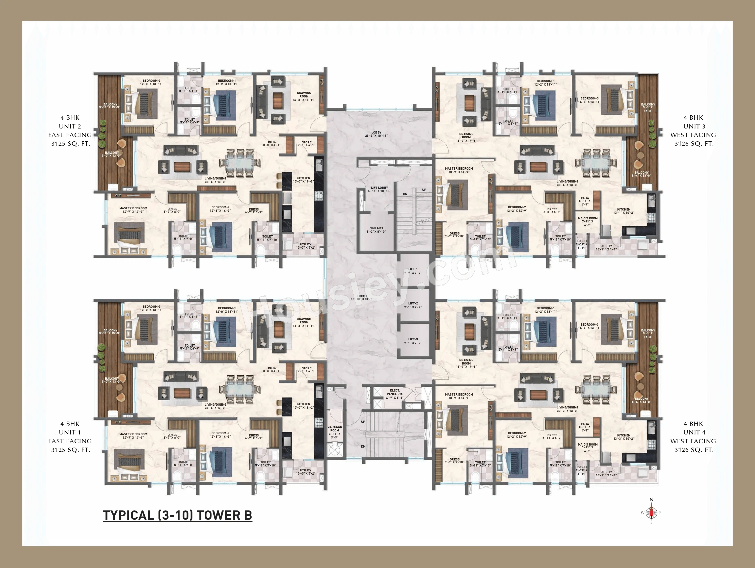 Zuari Gangothri Tribhuja Floor plan 2