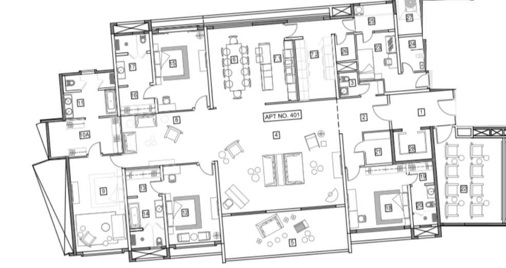 Unit plan - 5321 sq.ft.