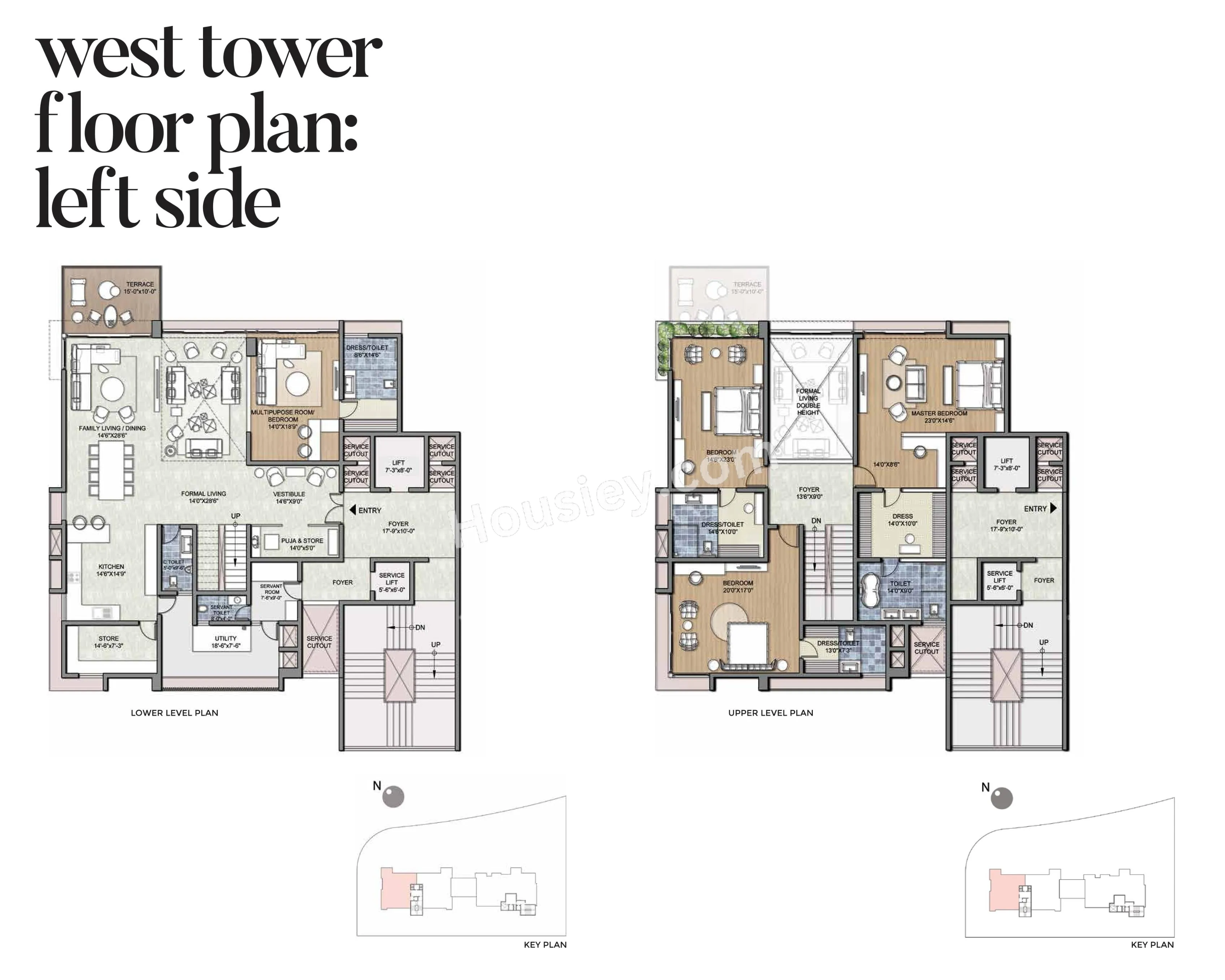 Adani The Storeys Unit plan - 3542 sq.ft.