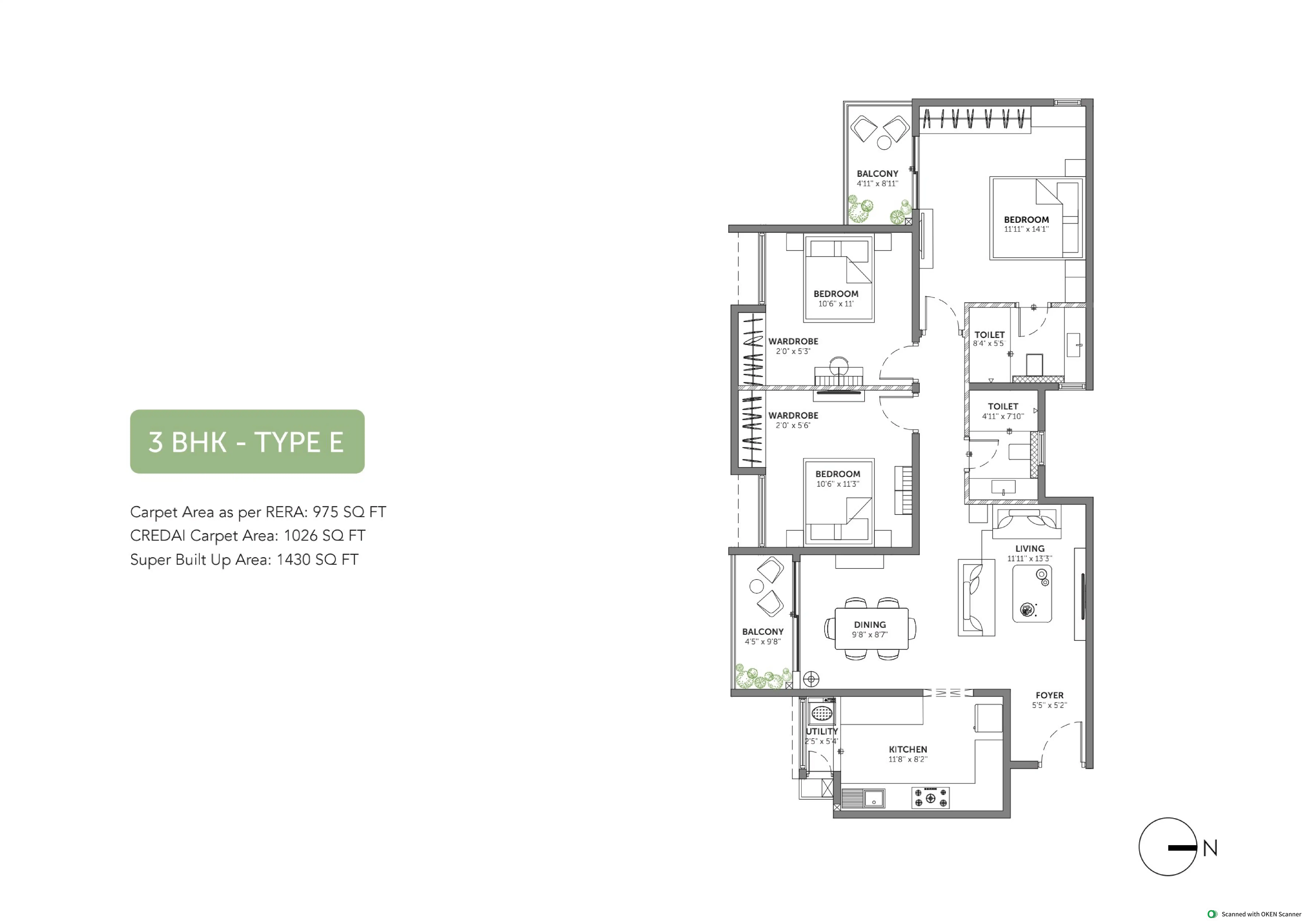 Unit plan - floor layout