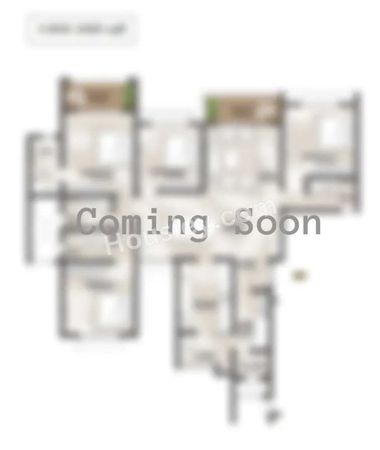 Chandak Chembur Unit plan - 400 sq.ft.