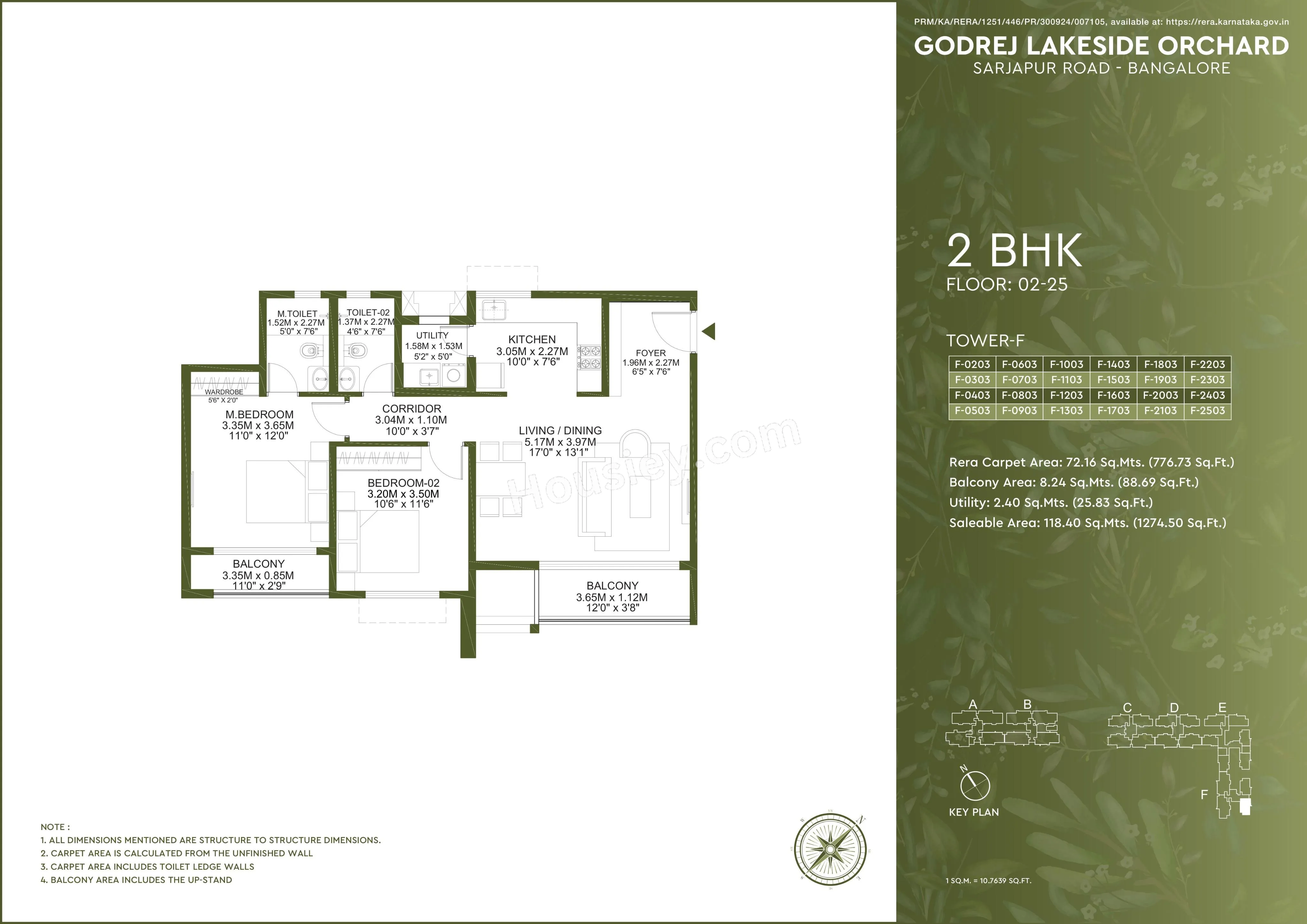 Unit plan - 776 sq.ft.