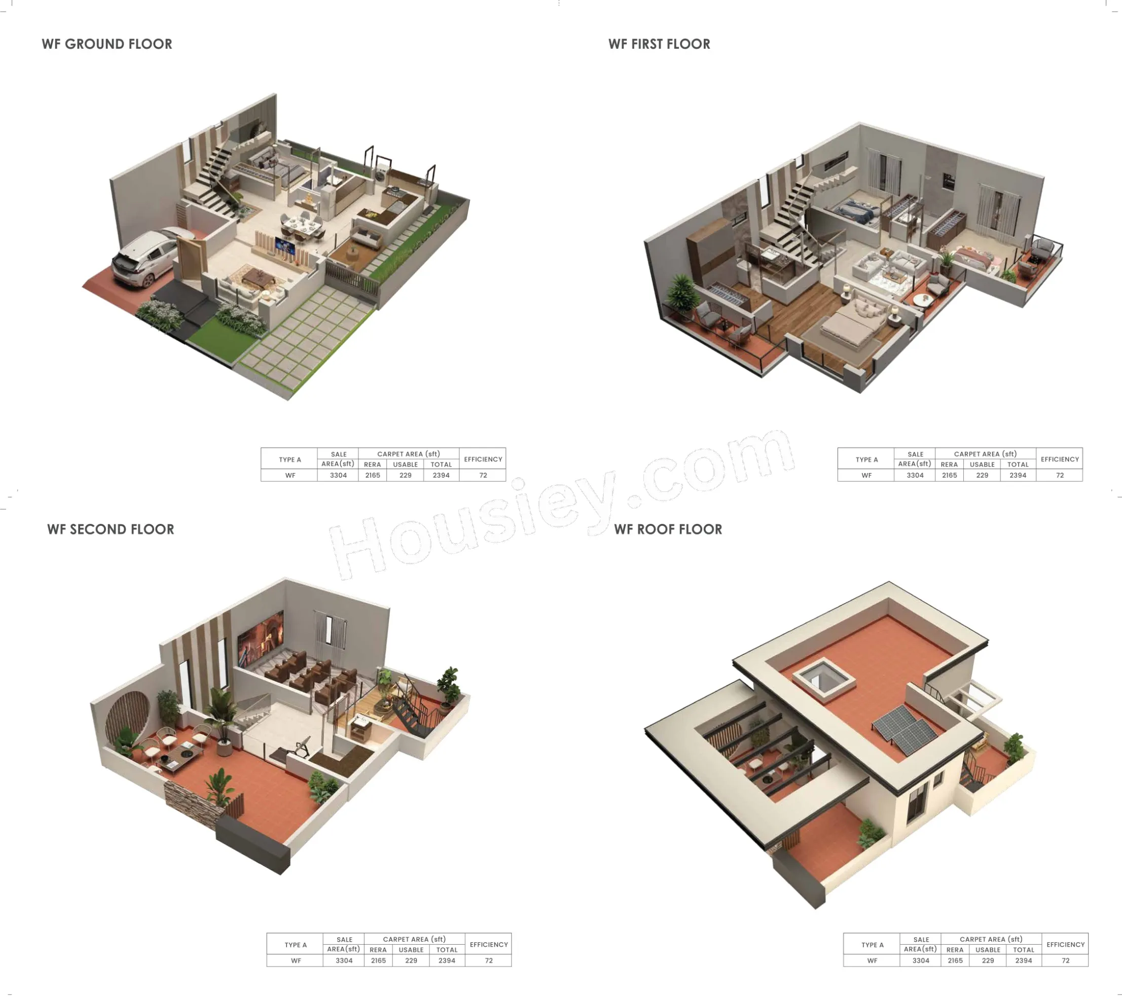 Nambiar Ellegenza Unit plan - 2393 sq.ft.