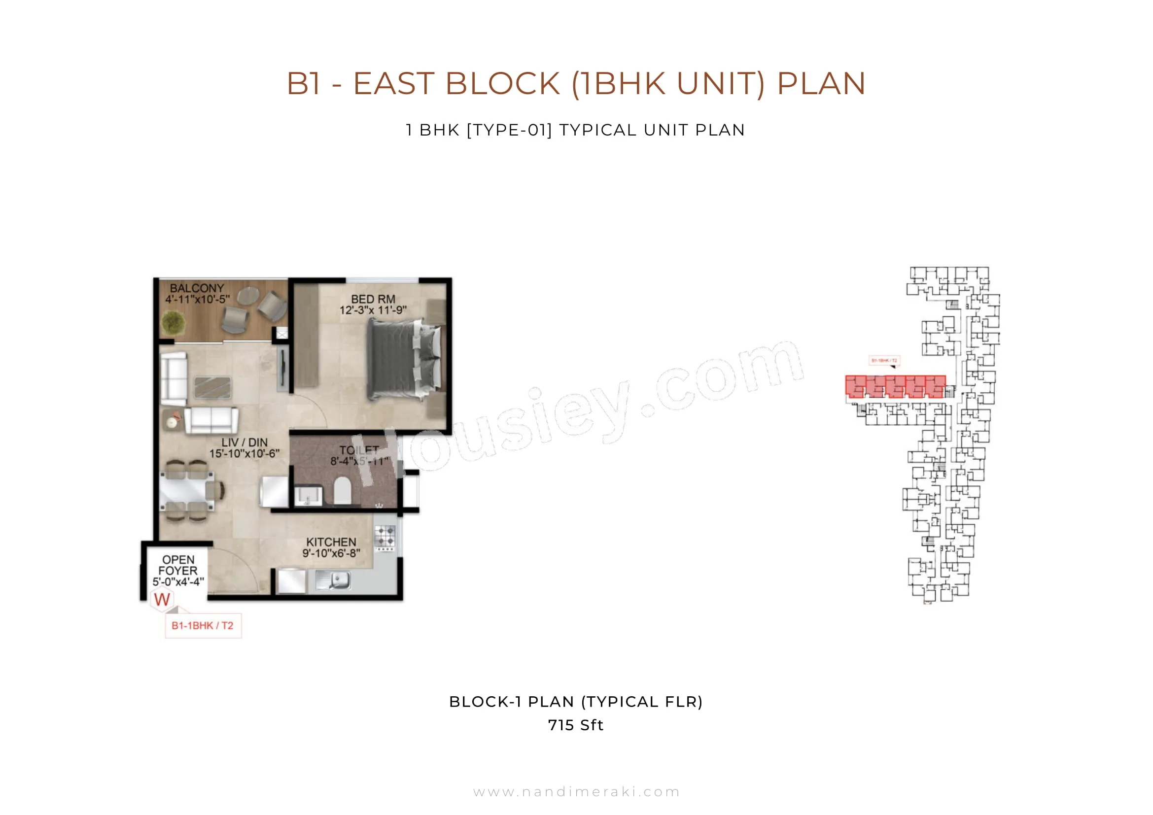 Nandi Meraki Unit plan - 471 sq.ft.