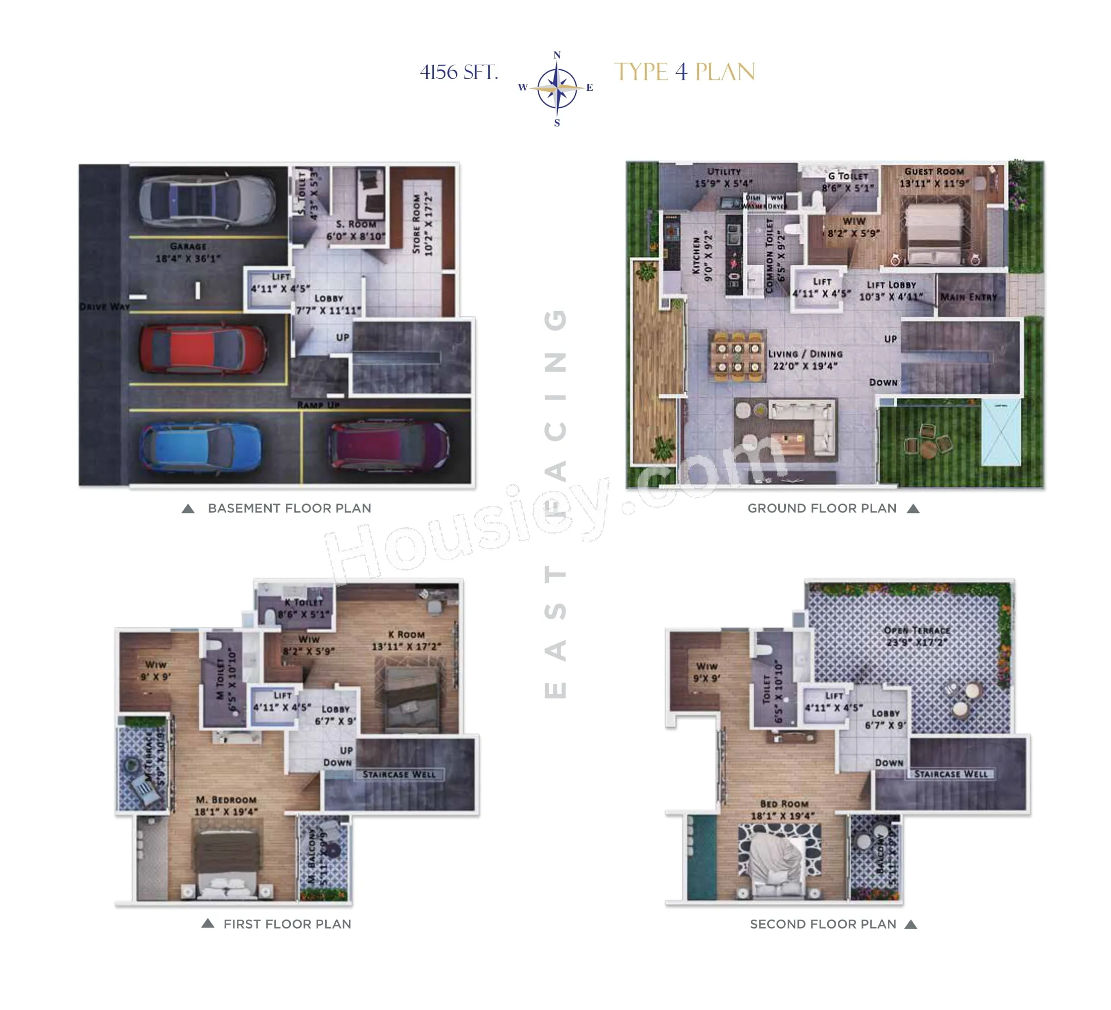 Sattva Springs Unit plan - 3214 sq.ft.