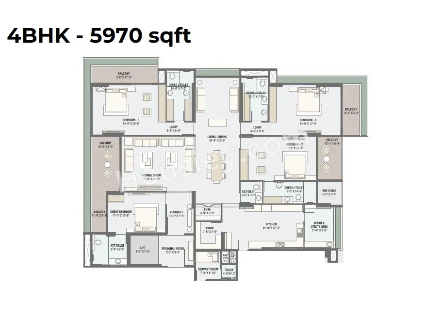 The Emberlynn Unit plan - 3283 sq.ft.