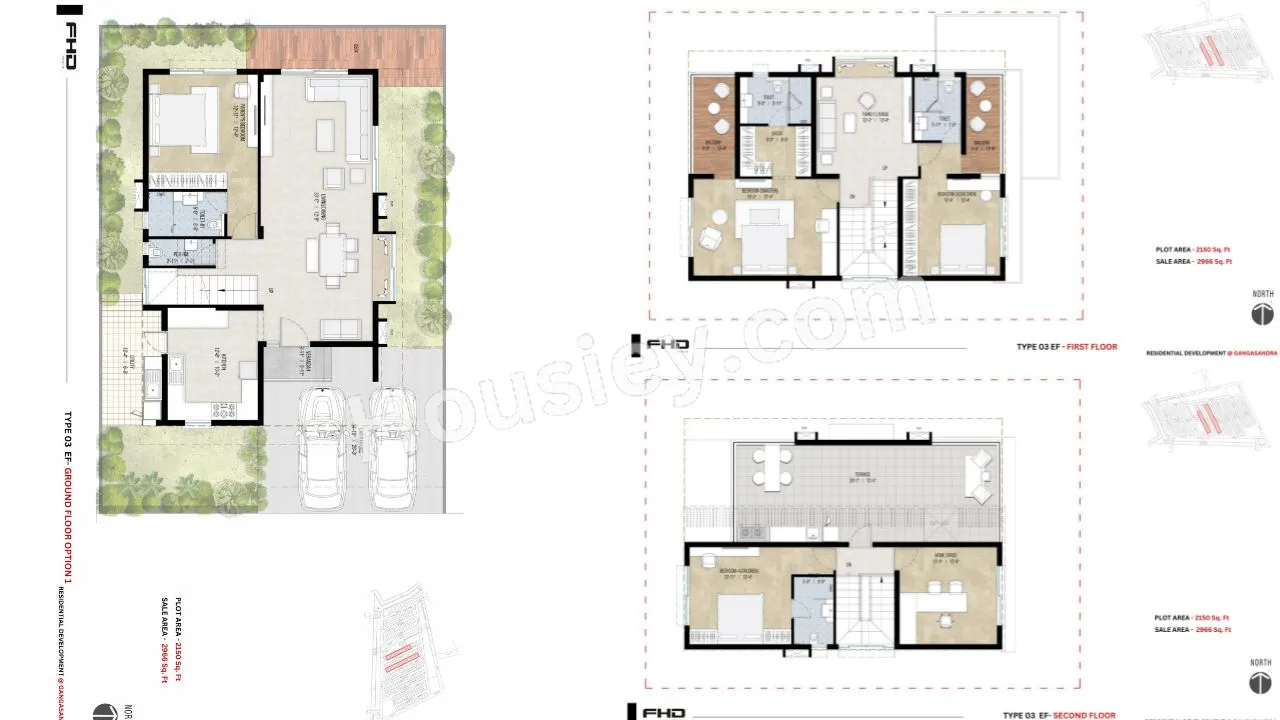 Urbanrise Paradise on Earth Unit plan - 2150 sq.ft.