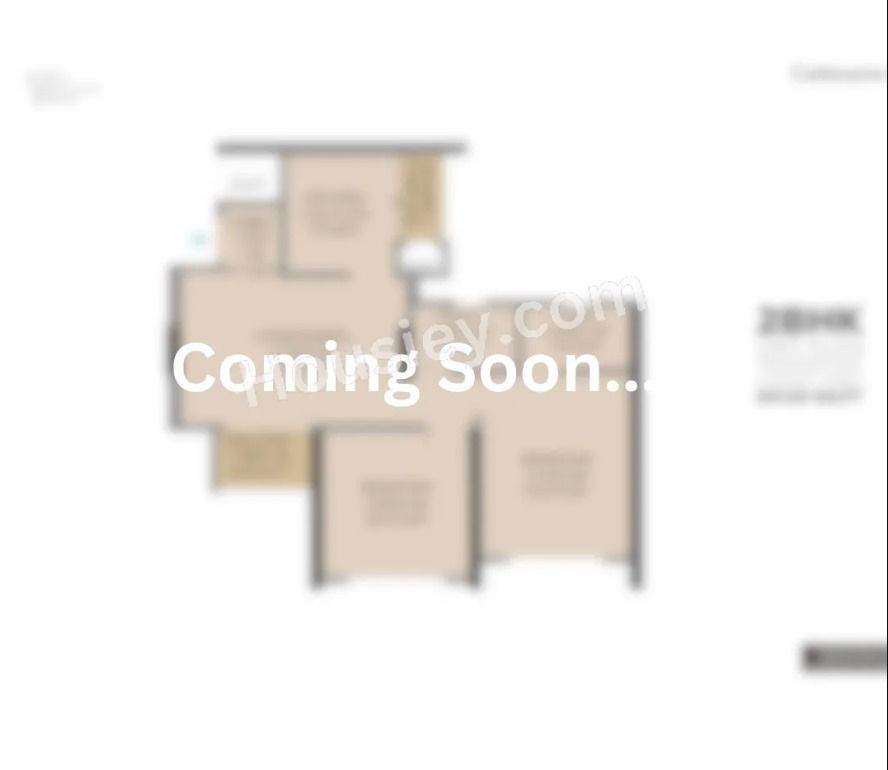 Urbanrise Galleria Gardens Unit plan - 250 sq.ft.