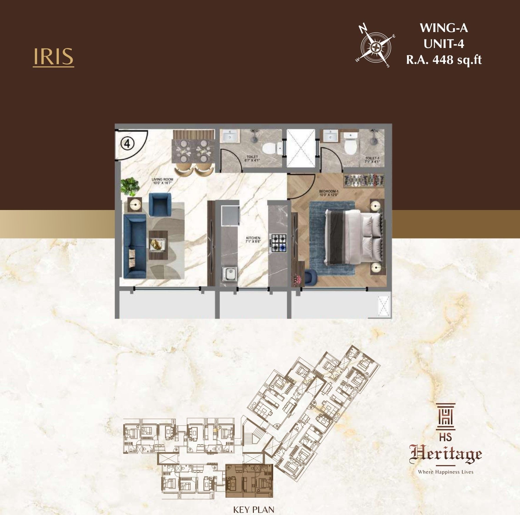 HS Heritage Unit plan - 448 sq.ft.
