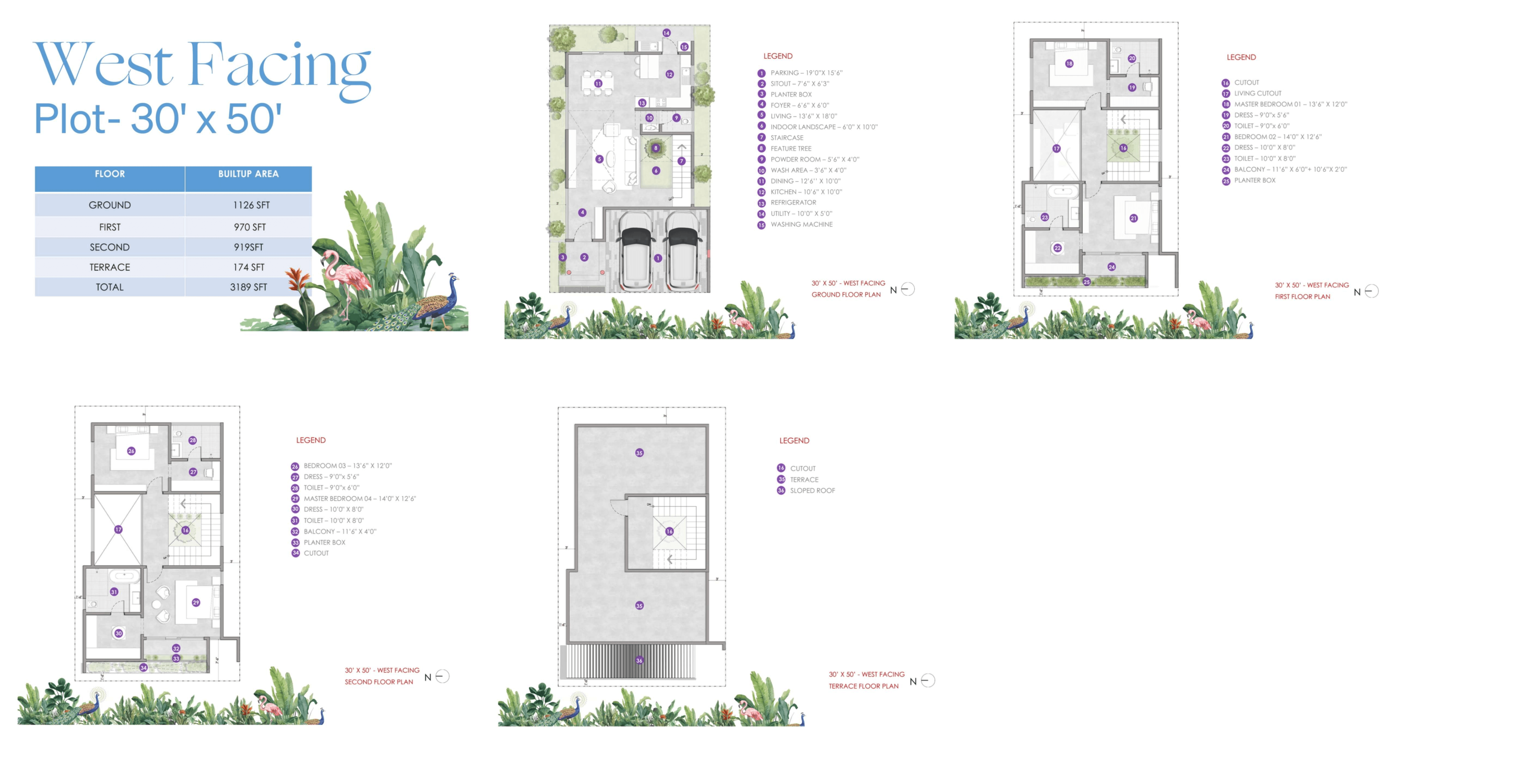 Unit plan - 1500 sq.ft.