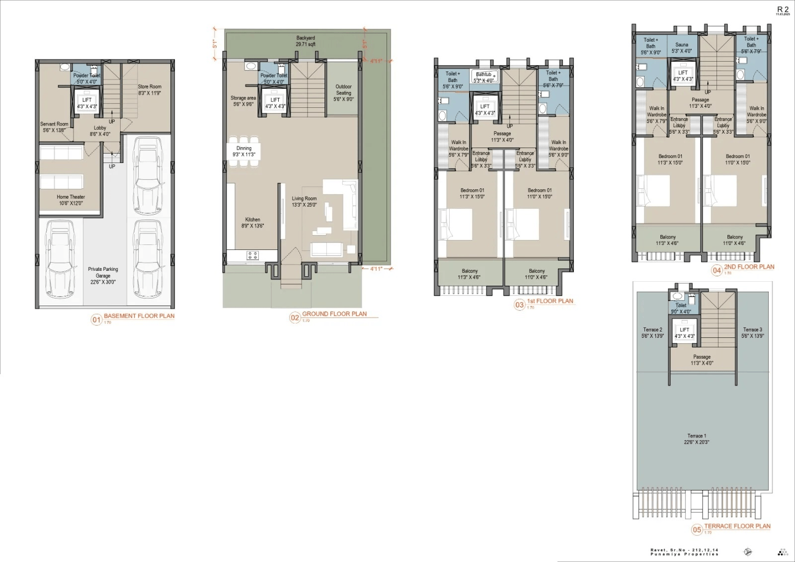 Unit plan - 2800 sq.ft.