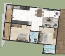 DS MAX Sky Shlokam Unit plan - 798 sq.ft.