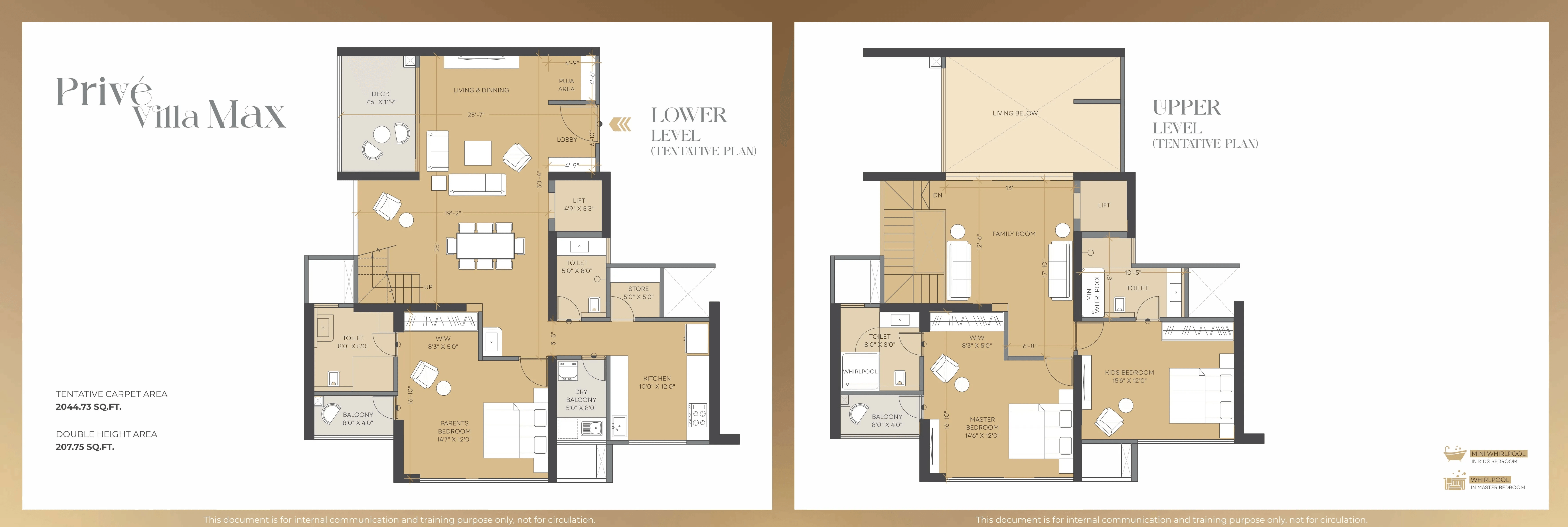 VTP Never Before Kharadi Unit plan - 2044 sq.ft.
