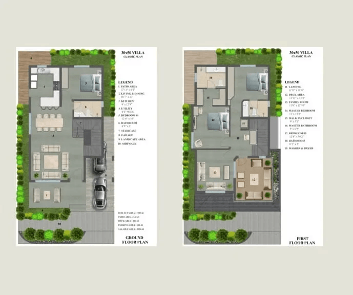 Unit plan - 1200 sq.ft.
