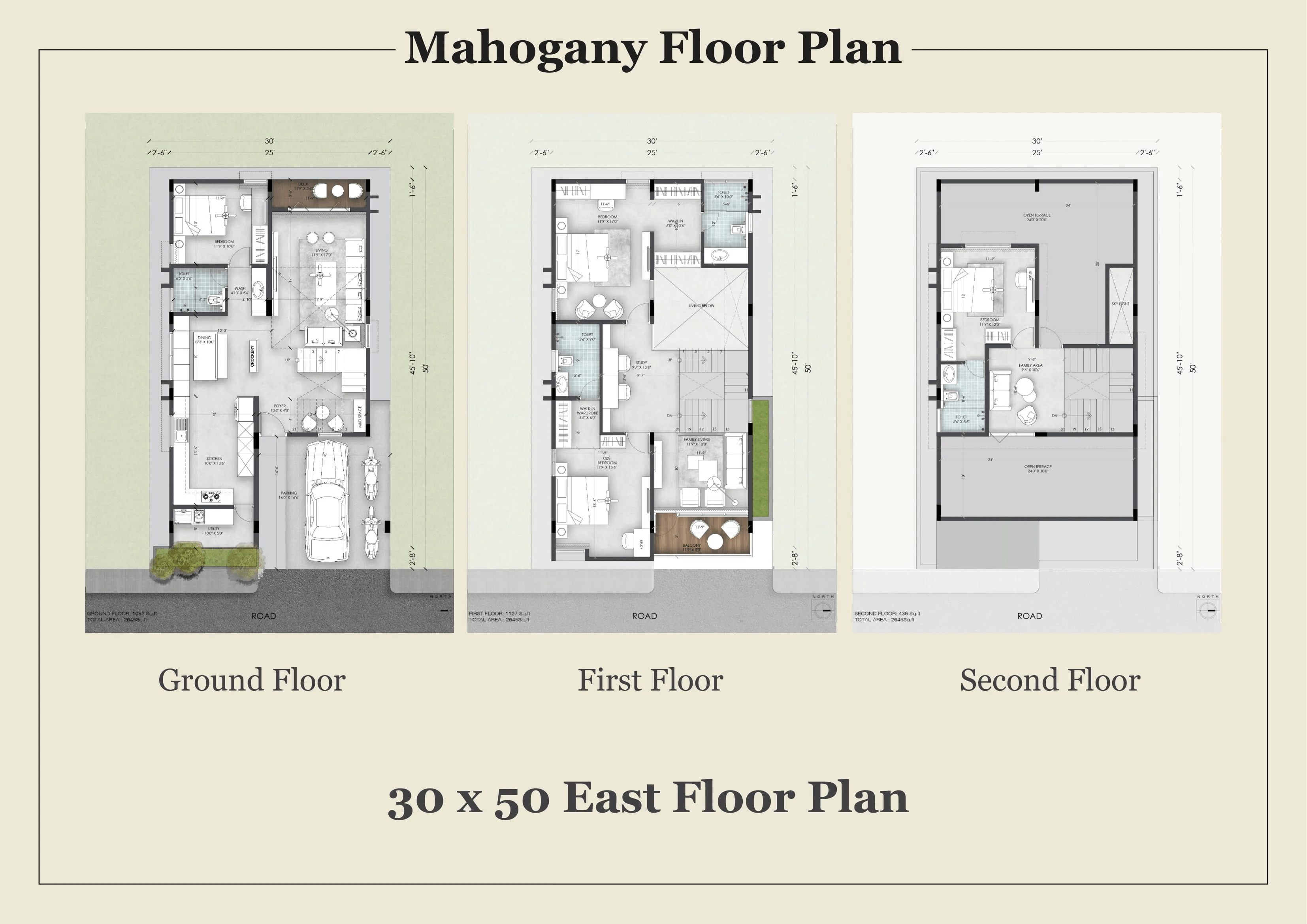 Unit plan - 1500 sq.ft.